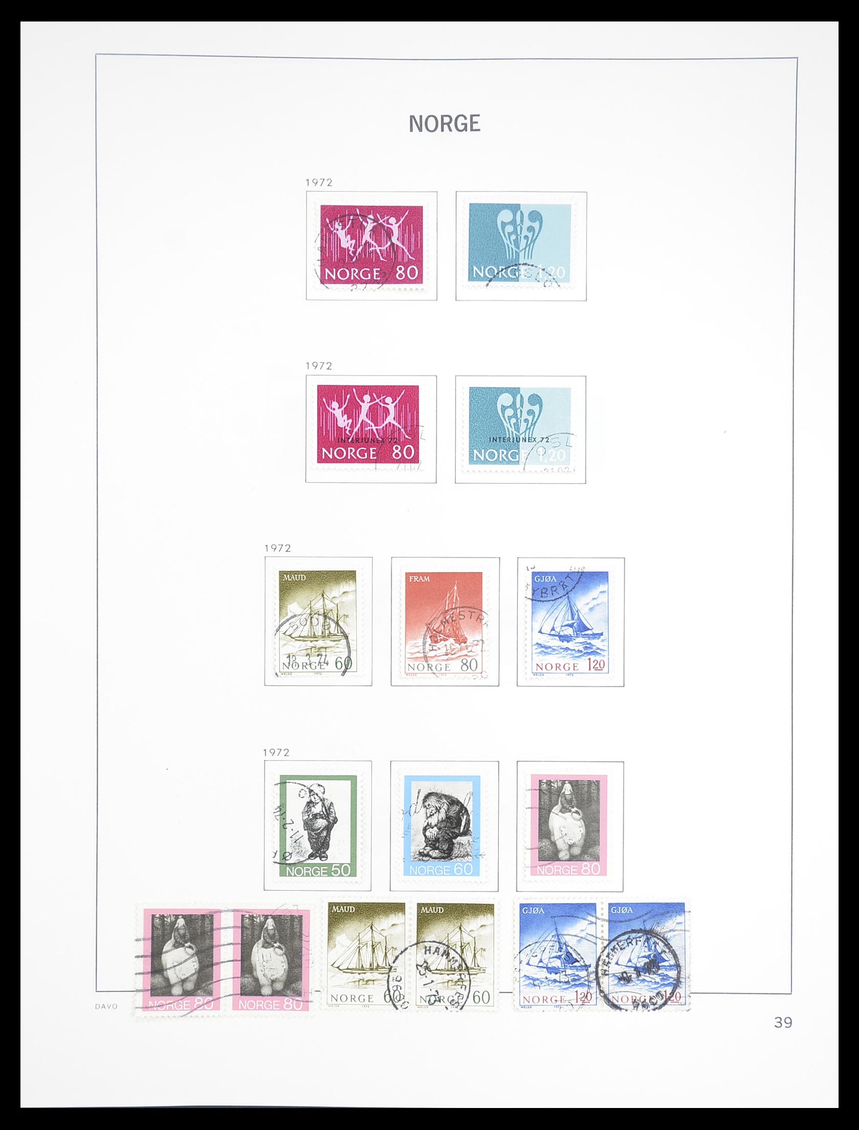 33389 046 - Stamp collection 33389 Norway 1856-2013.