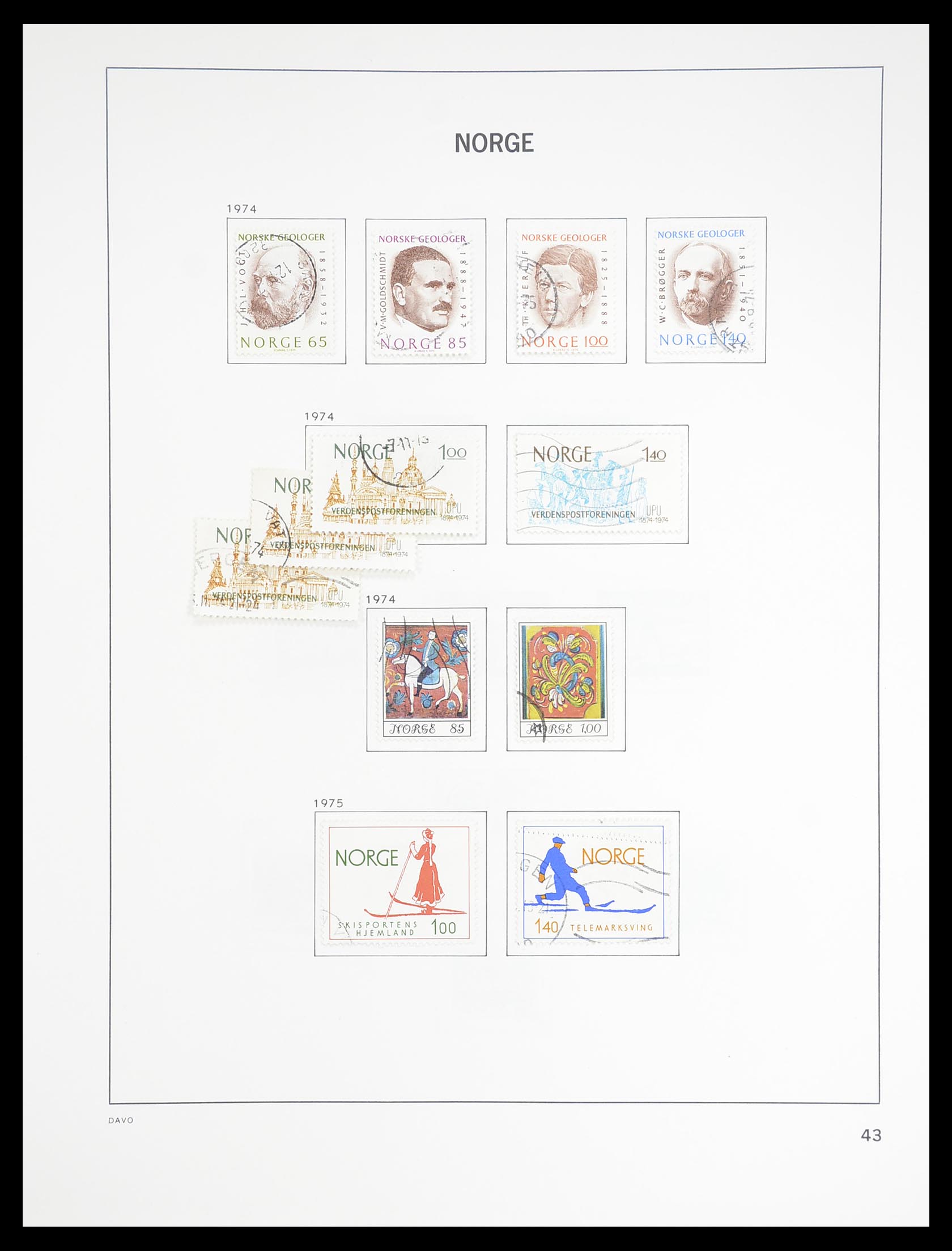 33389 050 - Stamp collection 33389 Norway 1856-2013.
