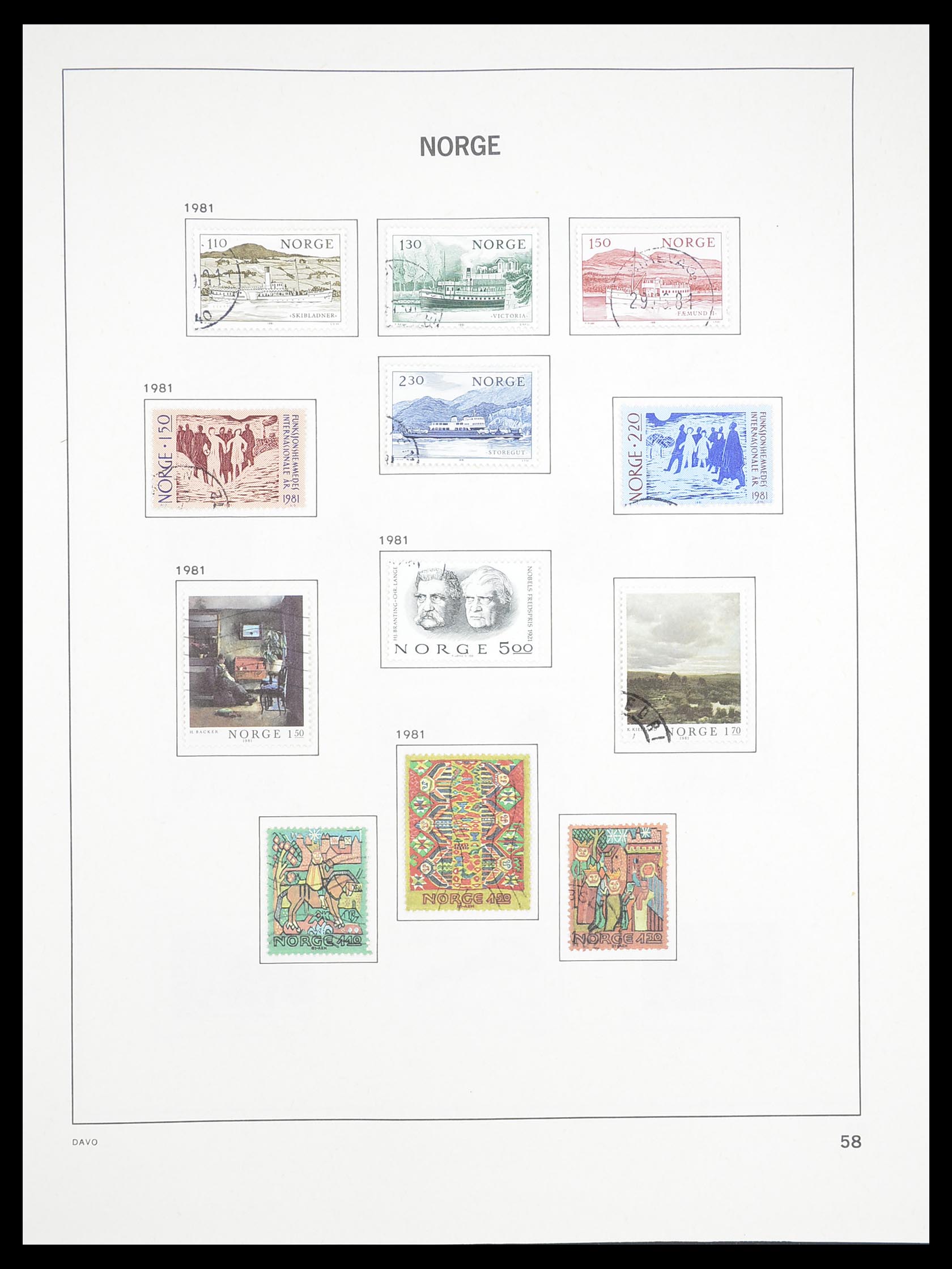 33389 065 - Stamp collection 33389 Norway 1856-2013.