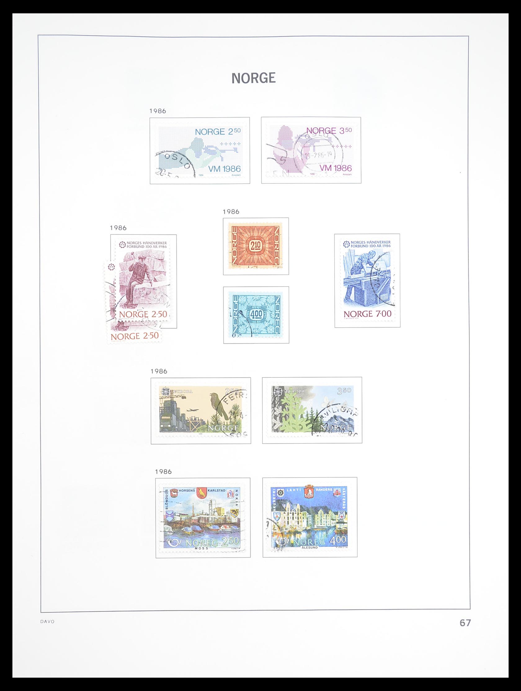 33389 074 - Stamp collection 33389 Norway 1856-2013.