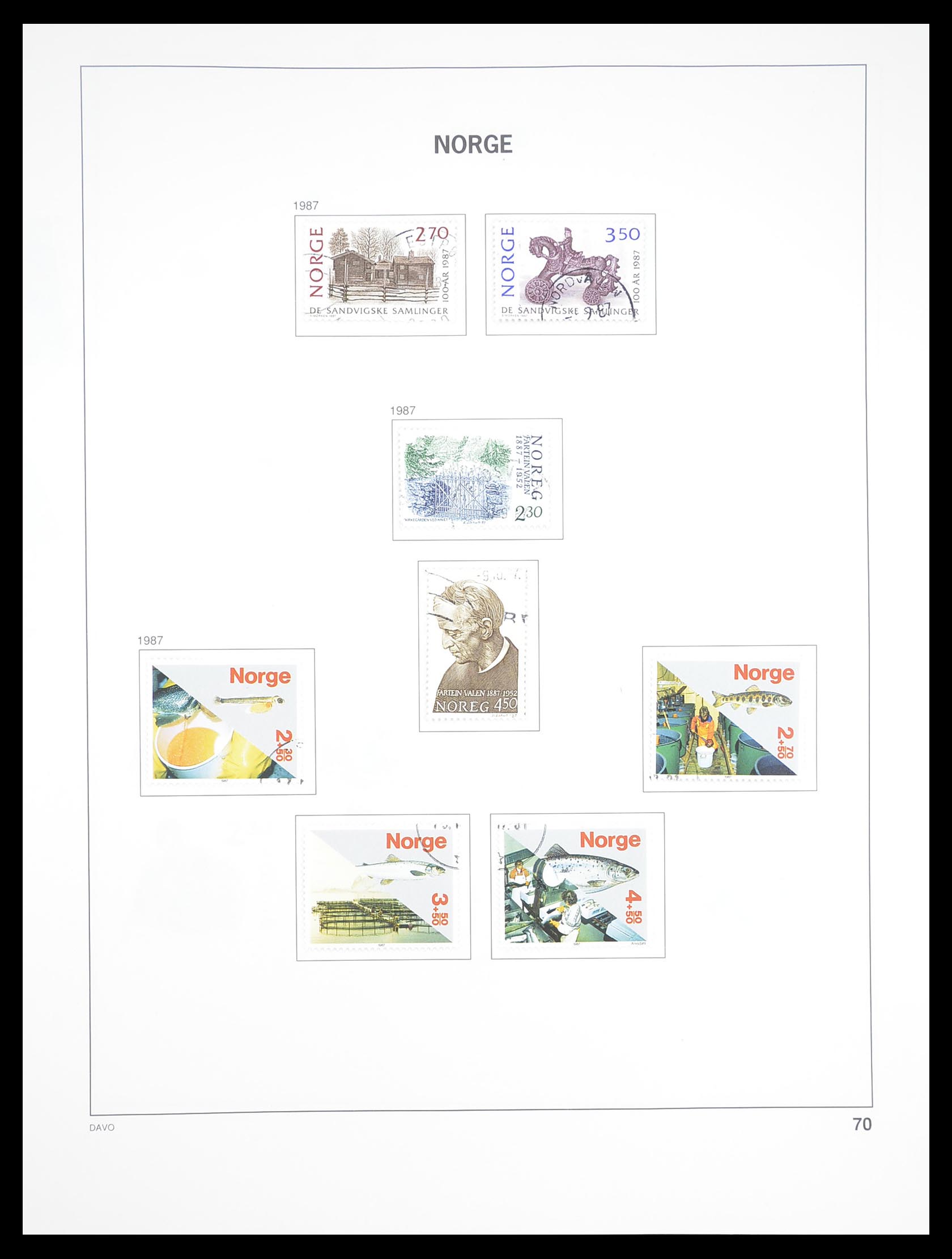 33389 077 - Stamp collection 33389 Norway 1856-2013.