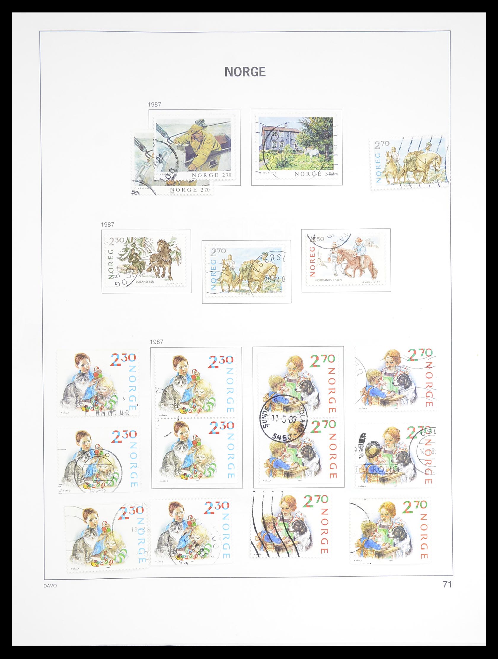 33389 078 - Stamp collection 33389 Norway 1856-2013.