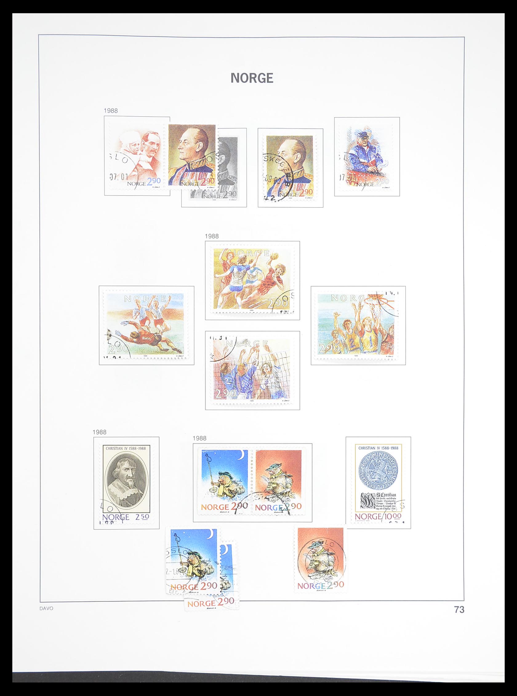 33389 080 - Stamp collection 33389 Norway 1856-2013.