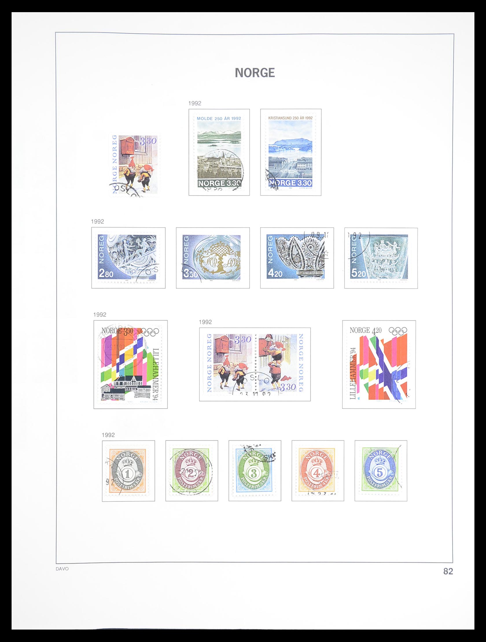 33389 091 - Stamp collection 33389 Norway 1856-2013.