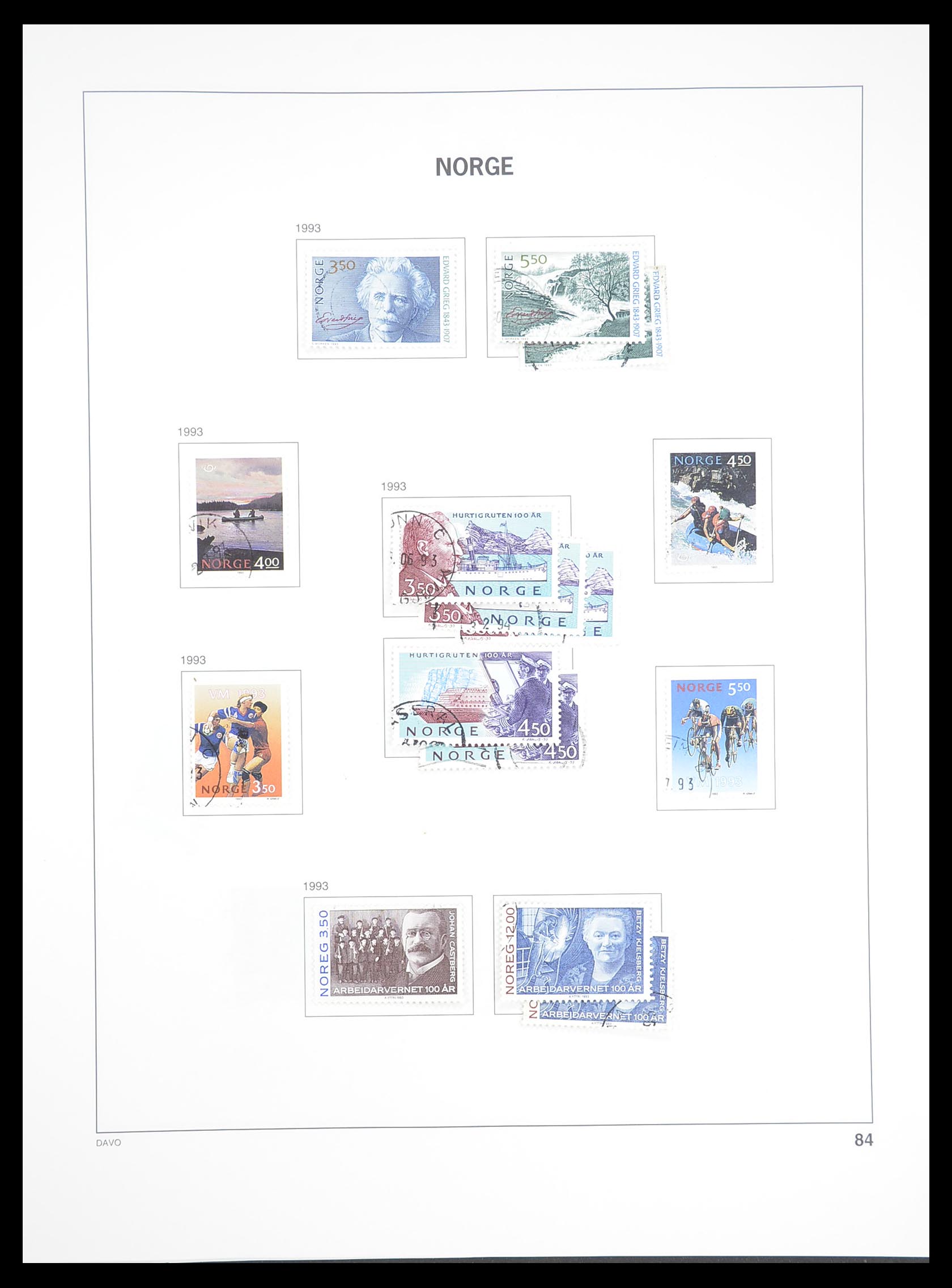 33389 094 - Stamp collection 33389 Norway 1856-2013.