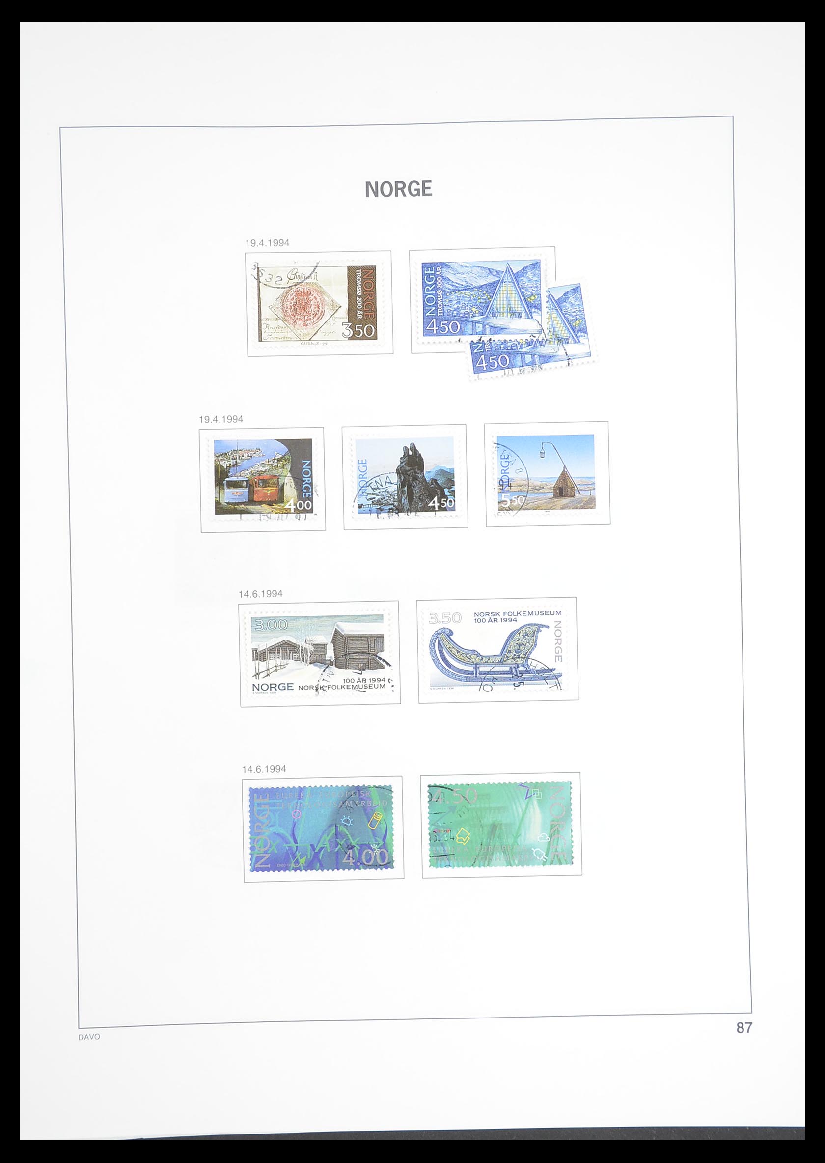 33389 097 - Stamp collection 33389 Norway 1856-2013.