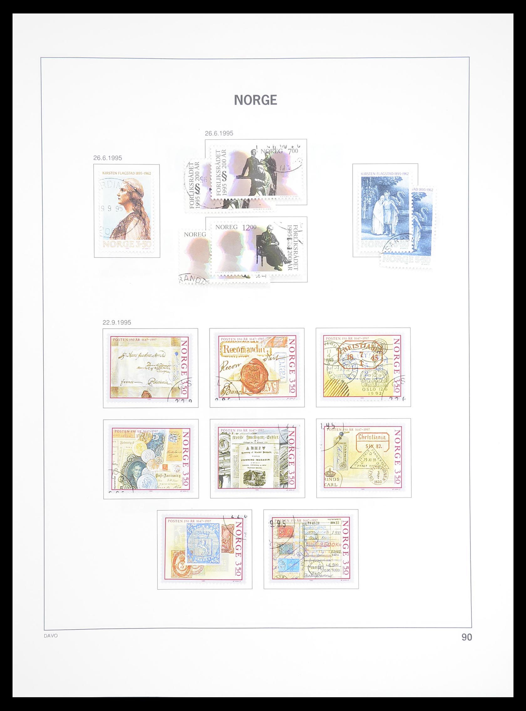 33389 100 - Stamp collection 33389 Norway 1856-2013.