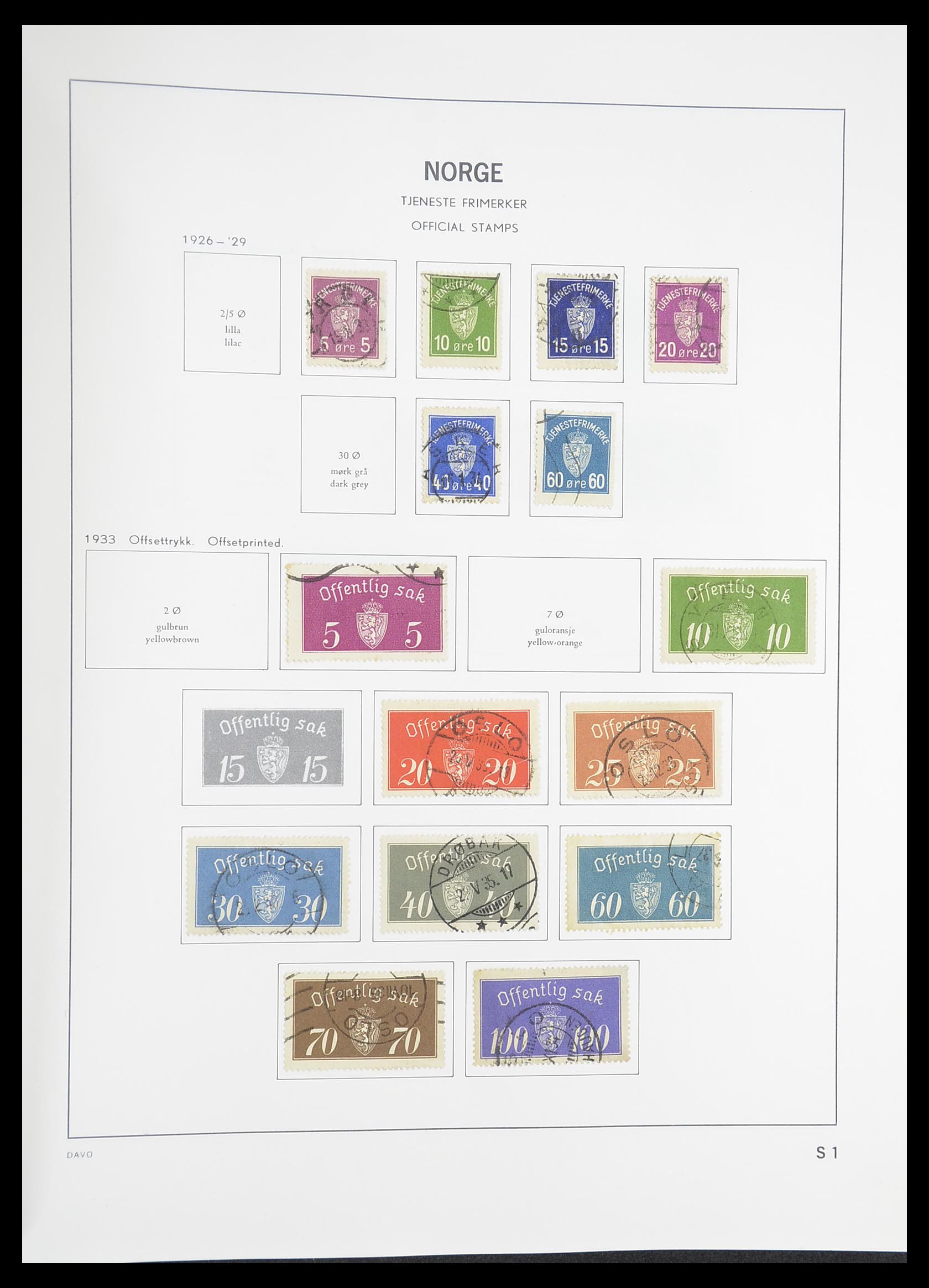 33389 223 - Stamp collection 33389 Norway 1856-2013.