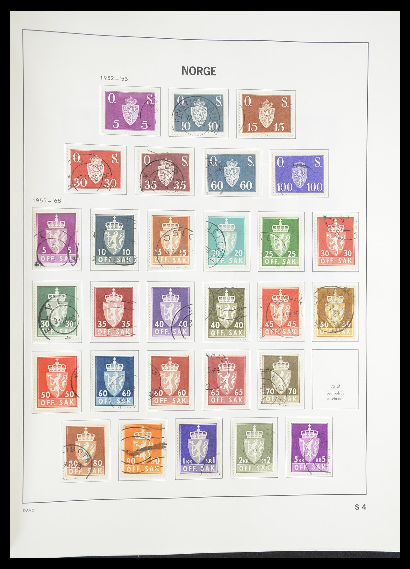 33389 227 - Stamp collection 33389 Norway 1856-2013.