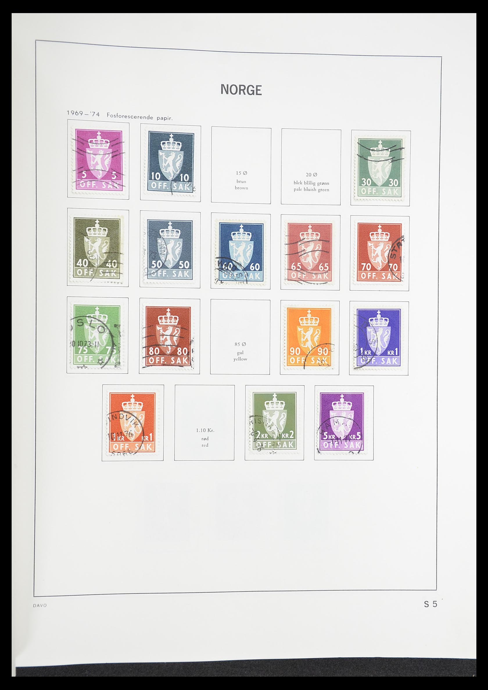 33389 228 - Stamp collection 33389 Norway 1856-2013.
