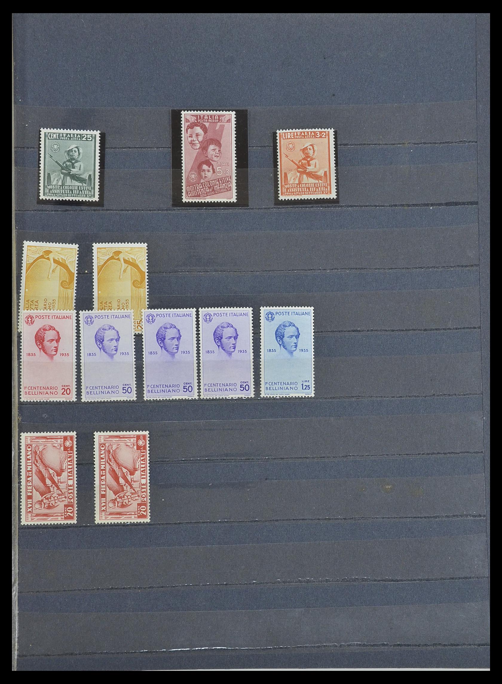 33390 042 - Postzegelverzameling 33390 Italië 1900-1950.
