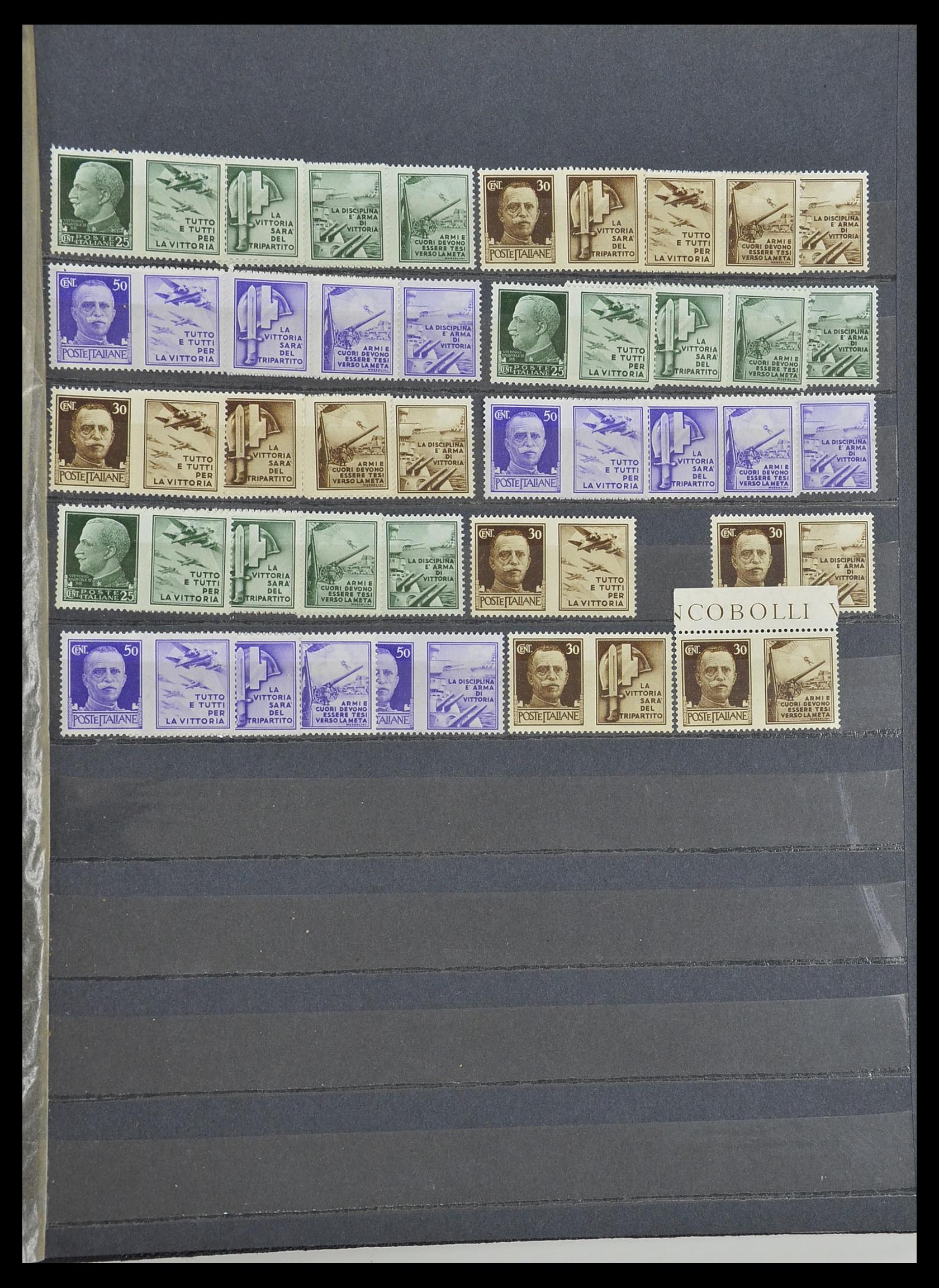 33390 049 - Postzegelverzameling 33390 Italië 1900-1950.
