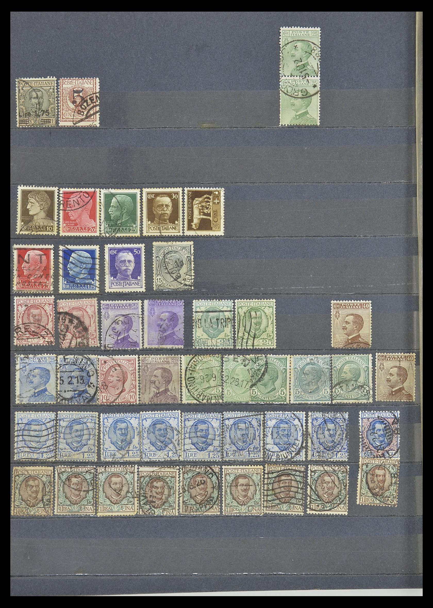 33390 053 - Postzegelverzameling 33390 Italië 1900-1950.