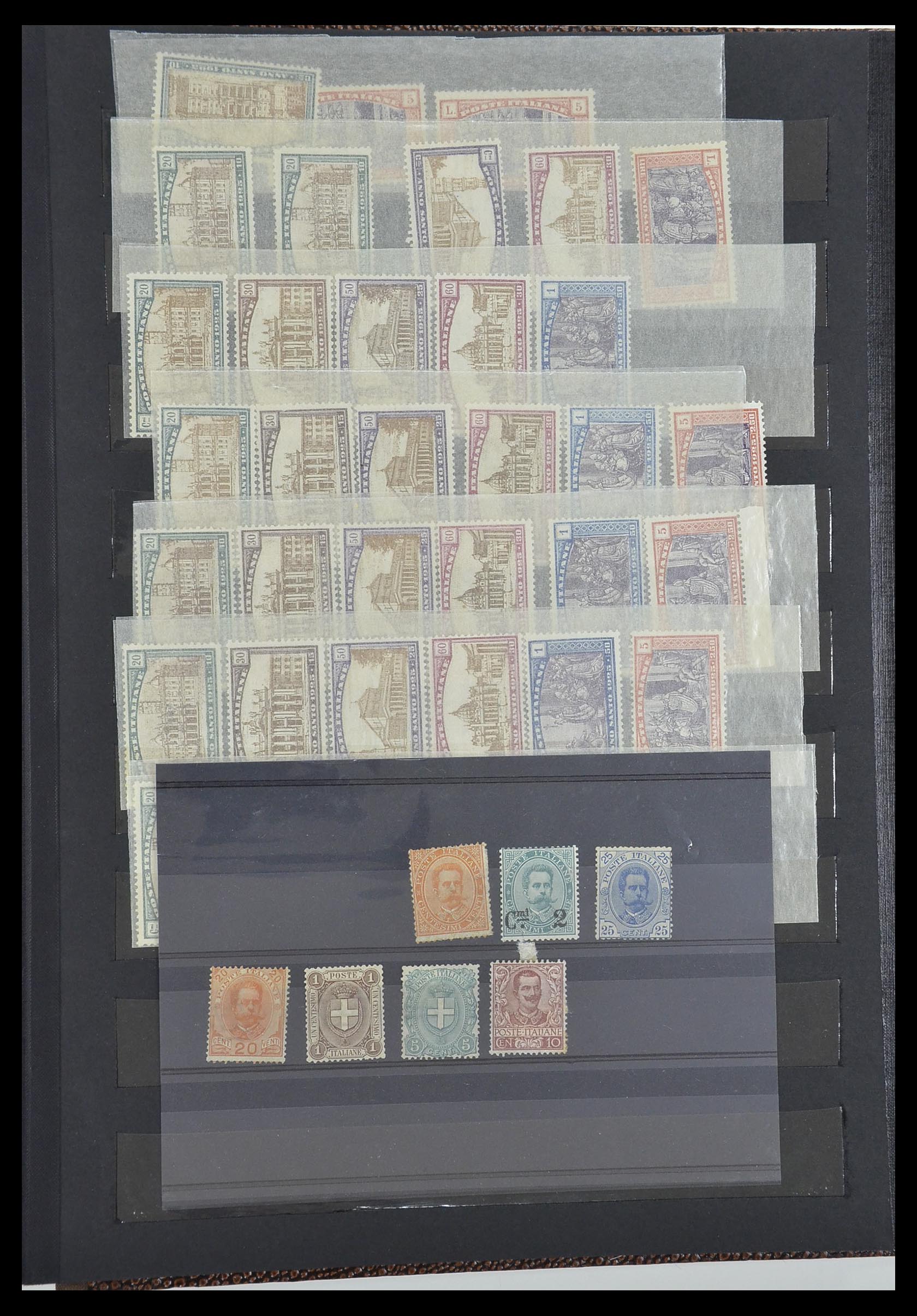 33390 074 - Postzegelverzameling 33390 Italië 1900-1950.