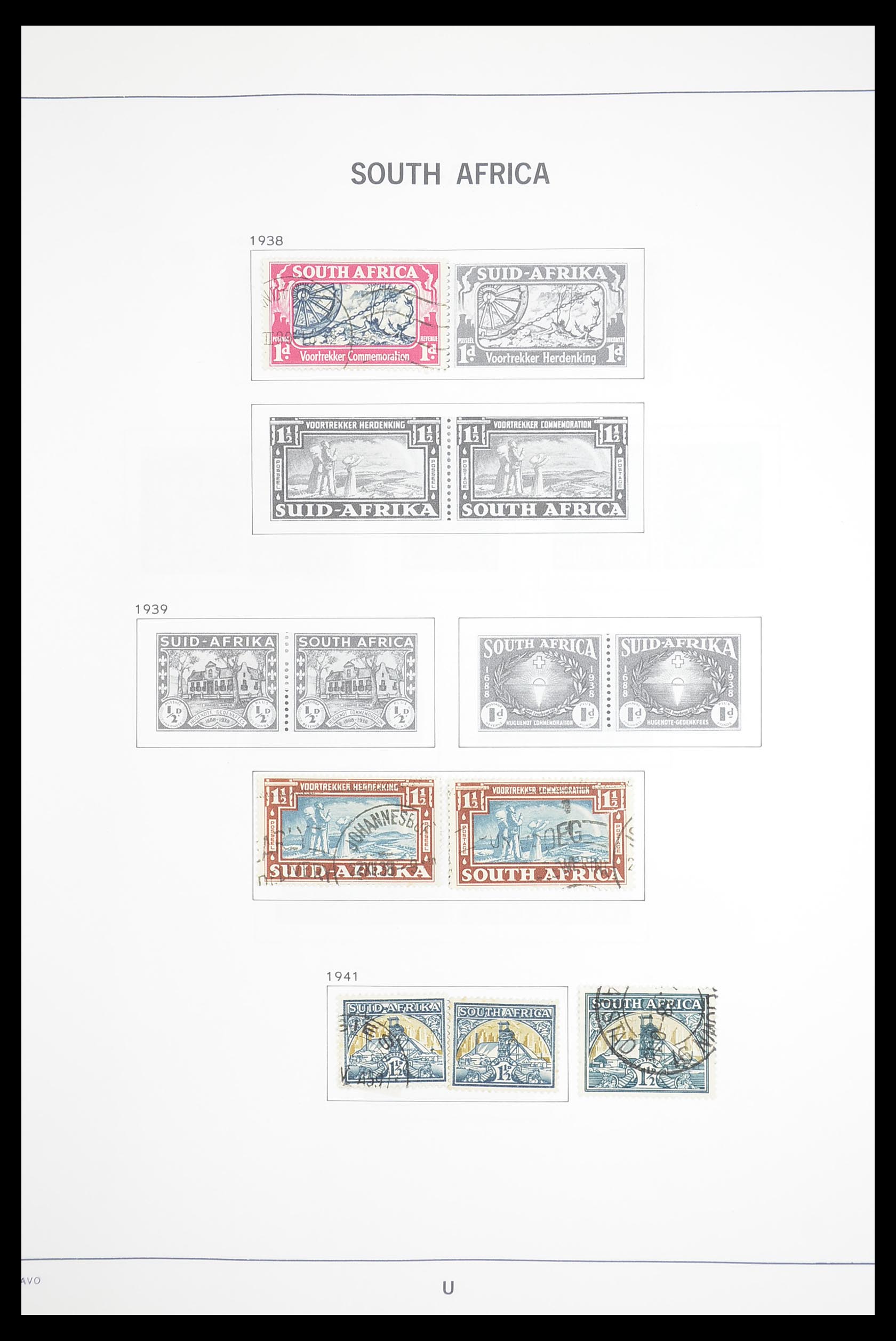 33393 006 - Postzegelverzameling 33393 Zuid Afrika en gebieden 1910-1998.