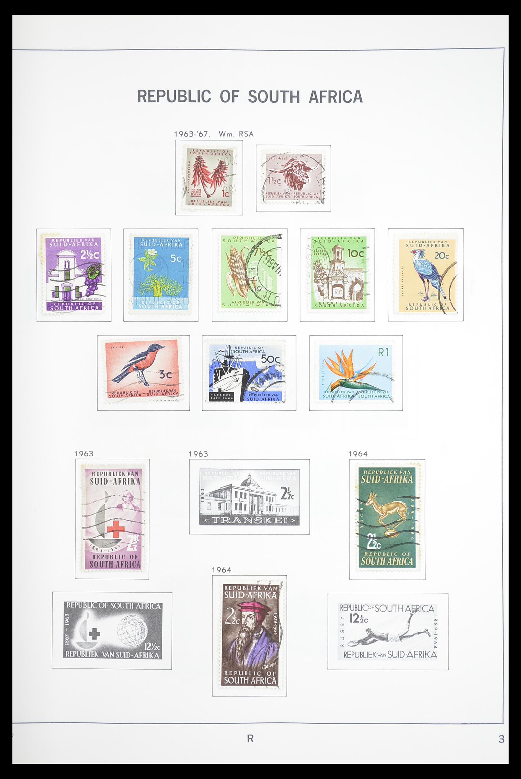 33393 022 - Postzegelverzameling 33393 Zuid Afrika en gebieden 1910-1998.