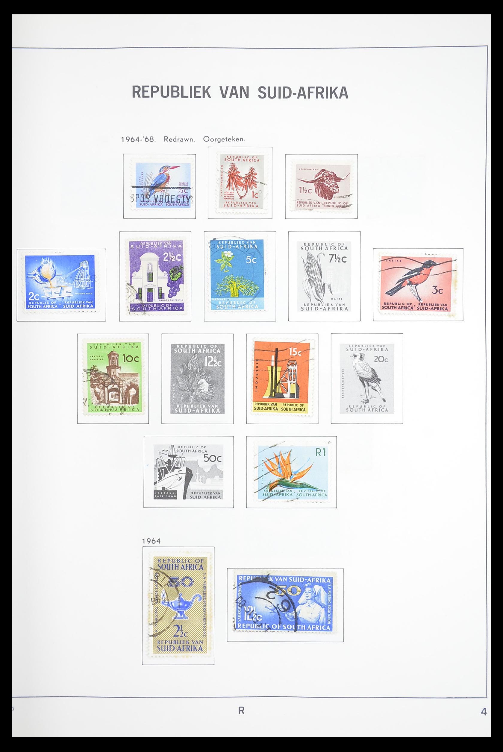 33393 023 - Postzegelverzameling 33393 Zuid Afrika en gebieden 1910-1998.