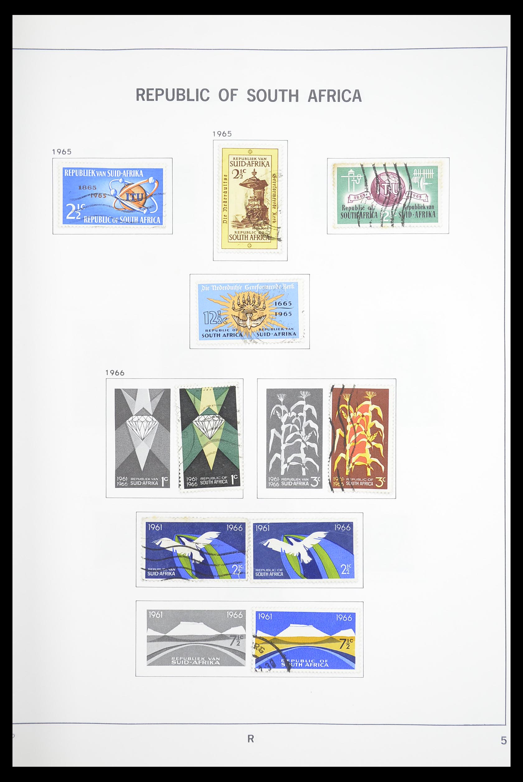33393 024 - Postzegelverzameling 33393 Zuid Afrika en gebieden 1910-1998.