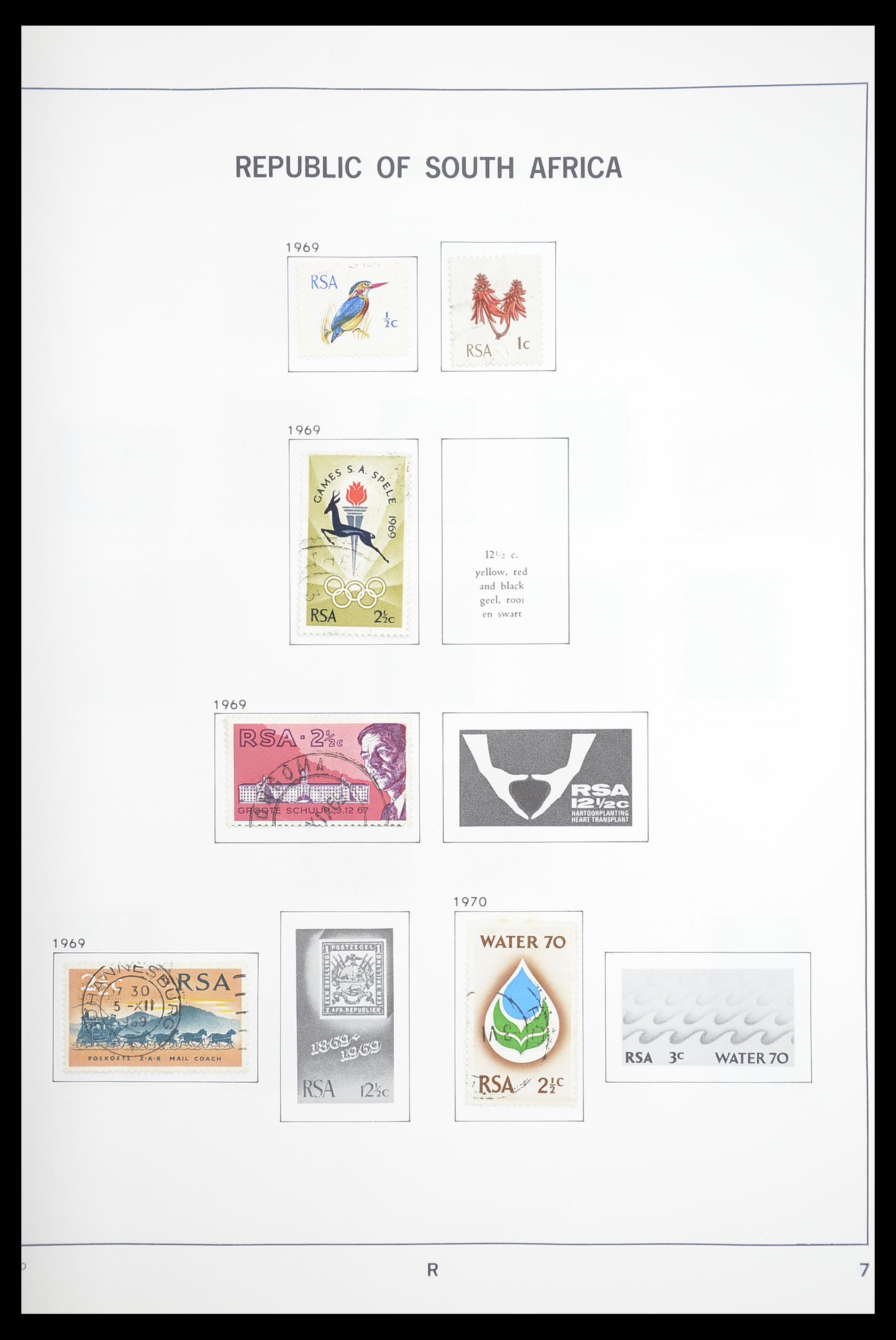 33393 026 - Stamp collection 33393 South Africa and territories 1910-1998.