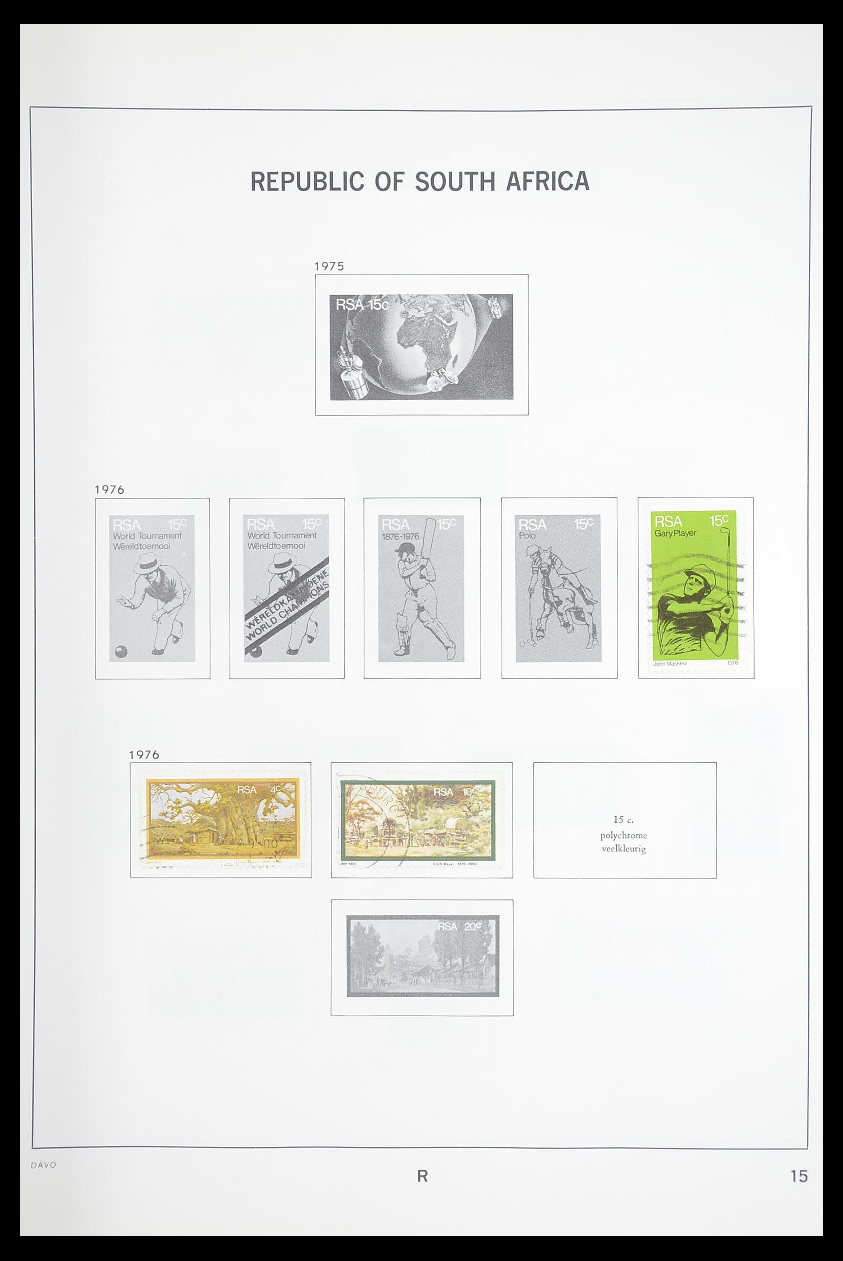 33393 034 - Postzegelverzameling 33393 Zuid Afrika en gebieden 1910-1998.