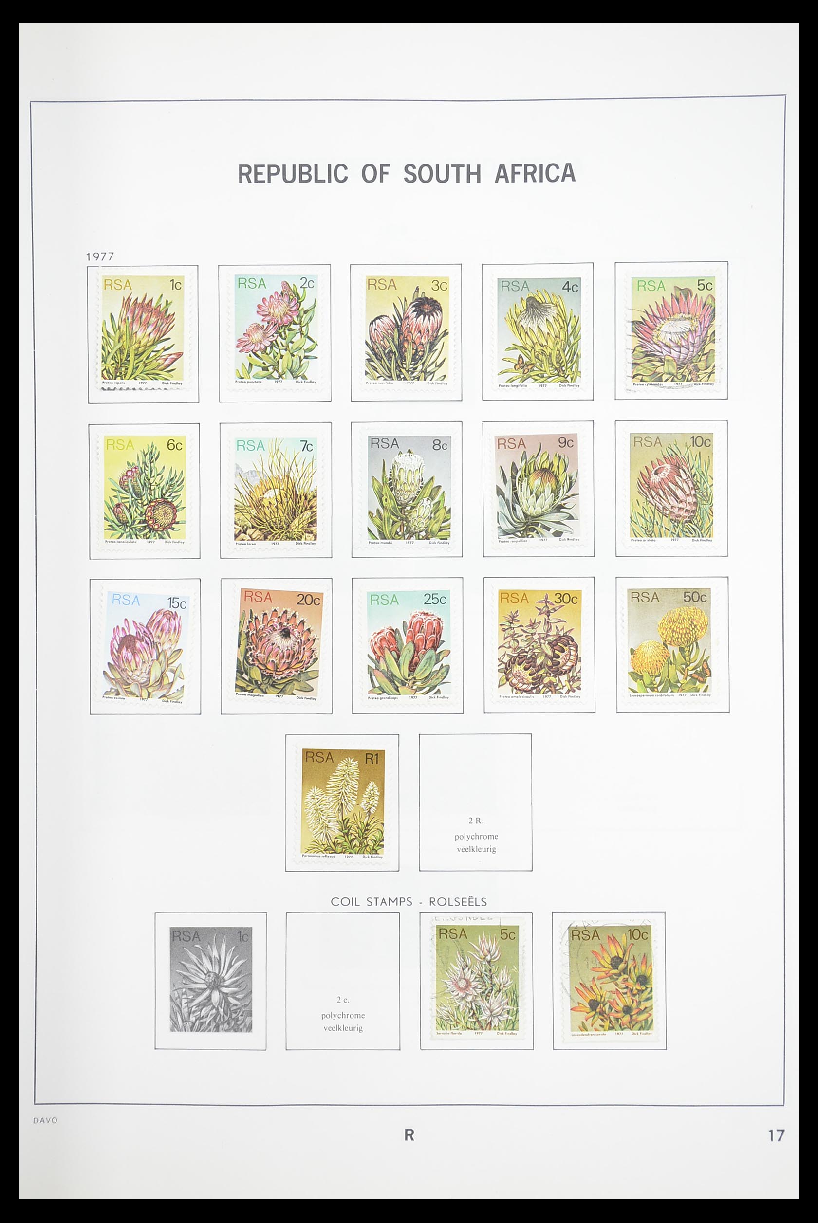 33393 036 - Postzegelverzameling 33393 Zuid Afrika en gebieden 1910-1998.