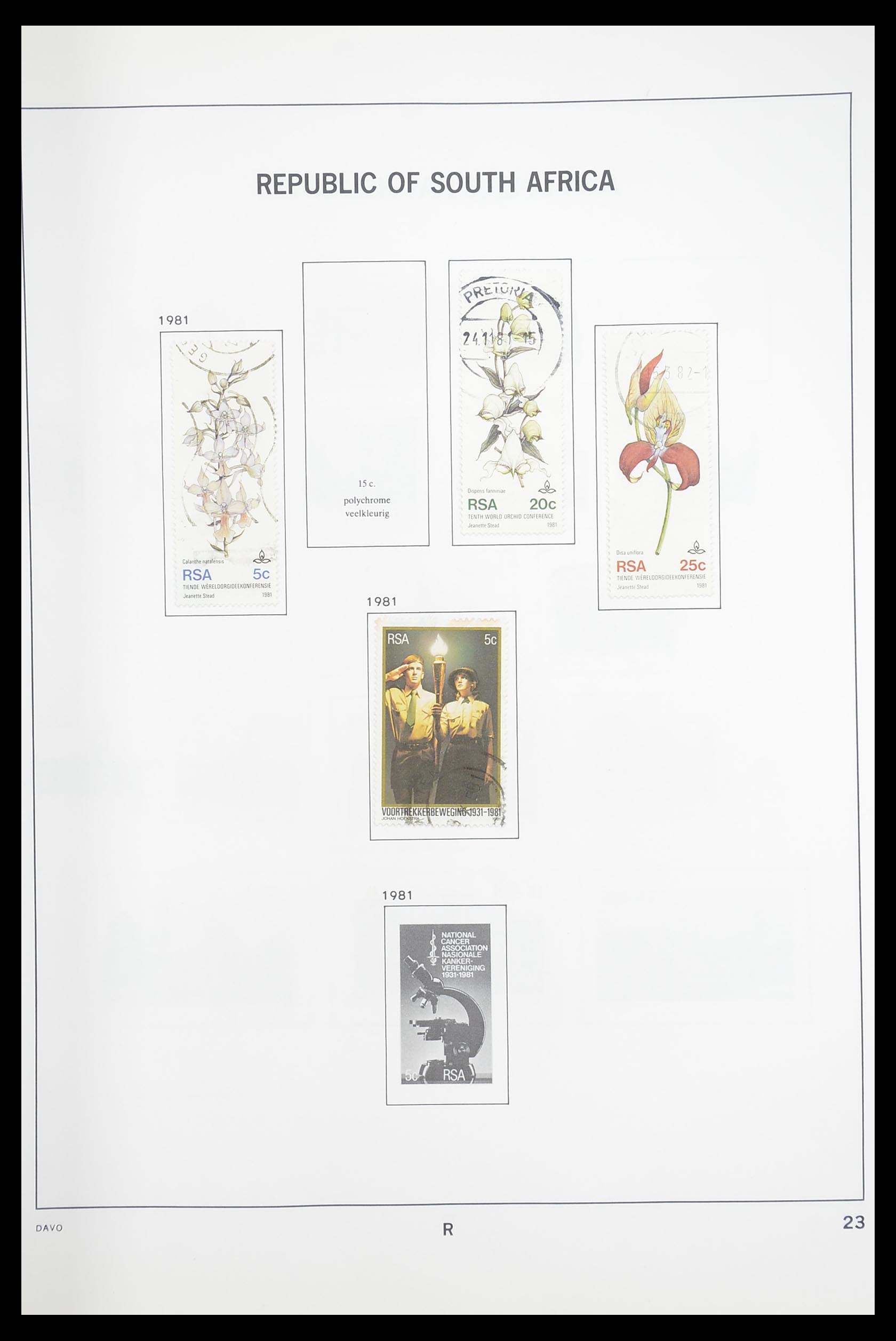 33393 042 - Postzegelverzameling 33393 Zuid Afrika en gebieden 1910-1998.