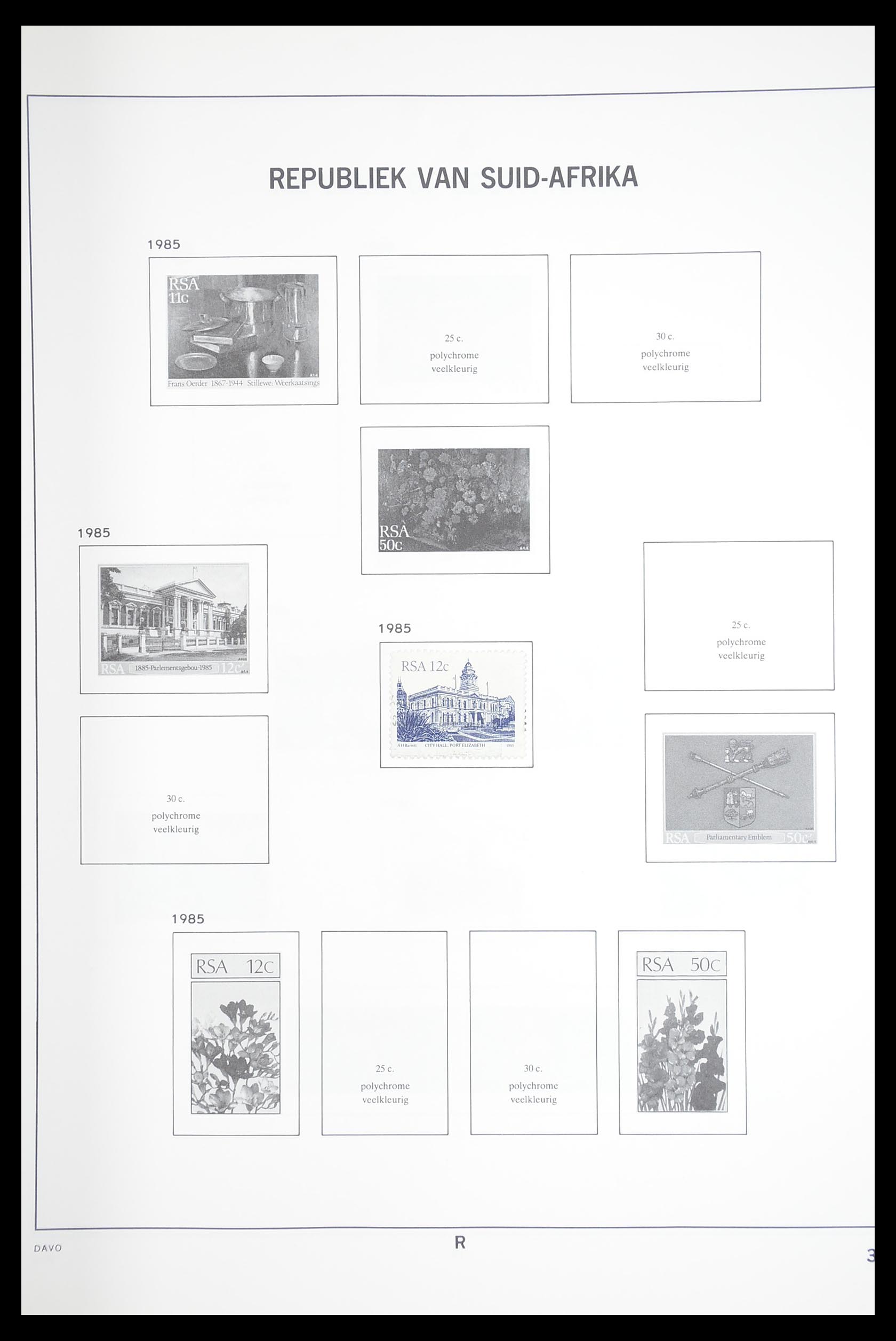 33393 049 - Postzegelverzameling 33393 Zuid Afrika en gebieden 1910-1998.