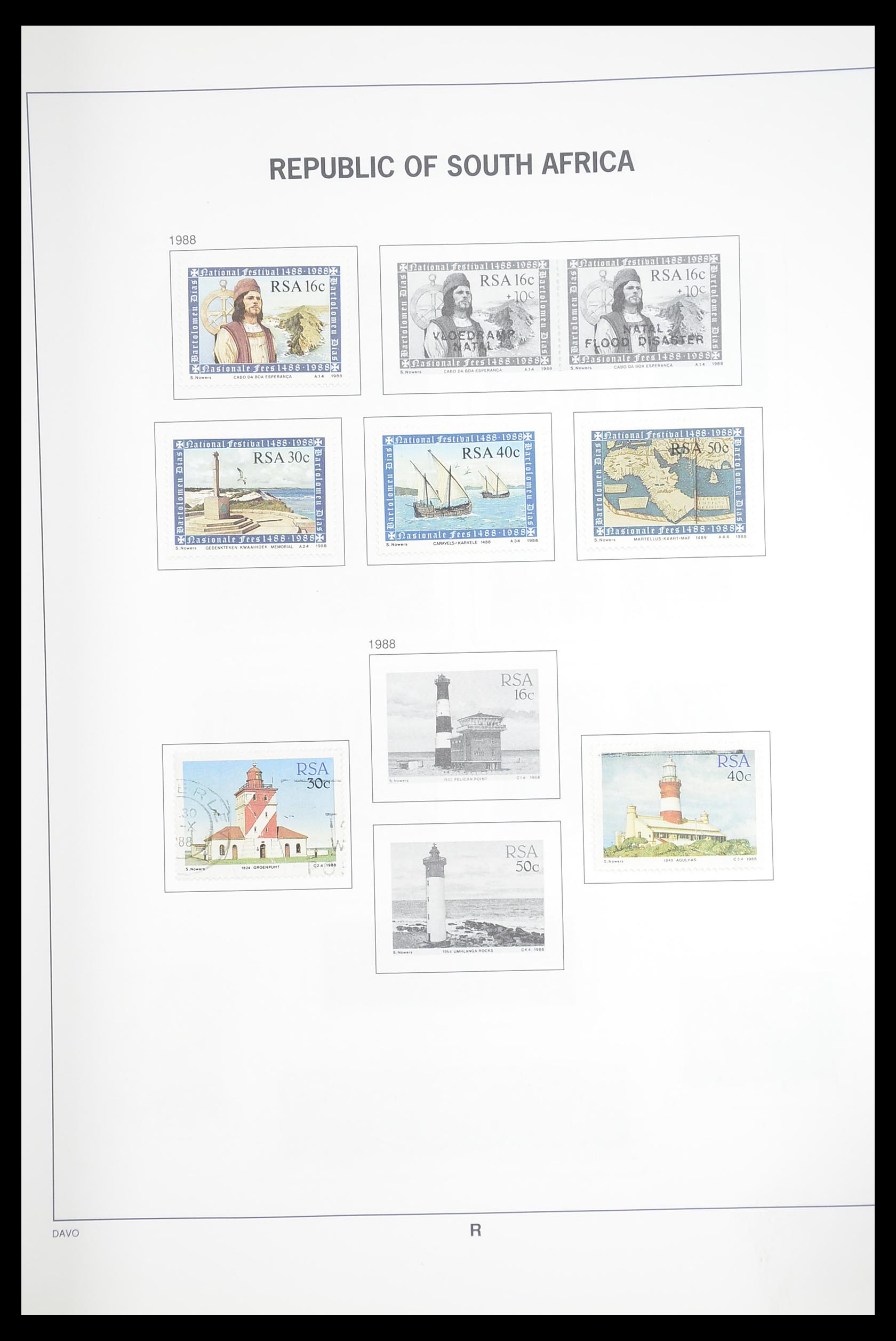 33393 054 - Stamp collection 33393 South Africa and territories 1910-1998.