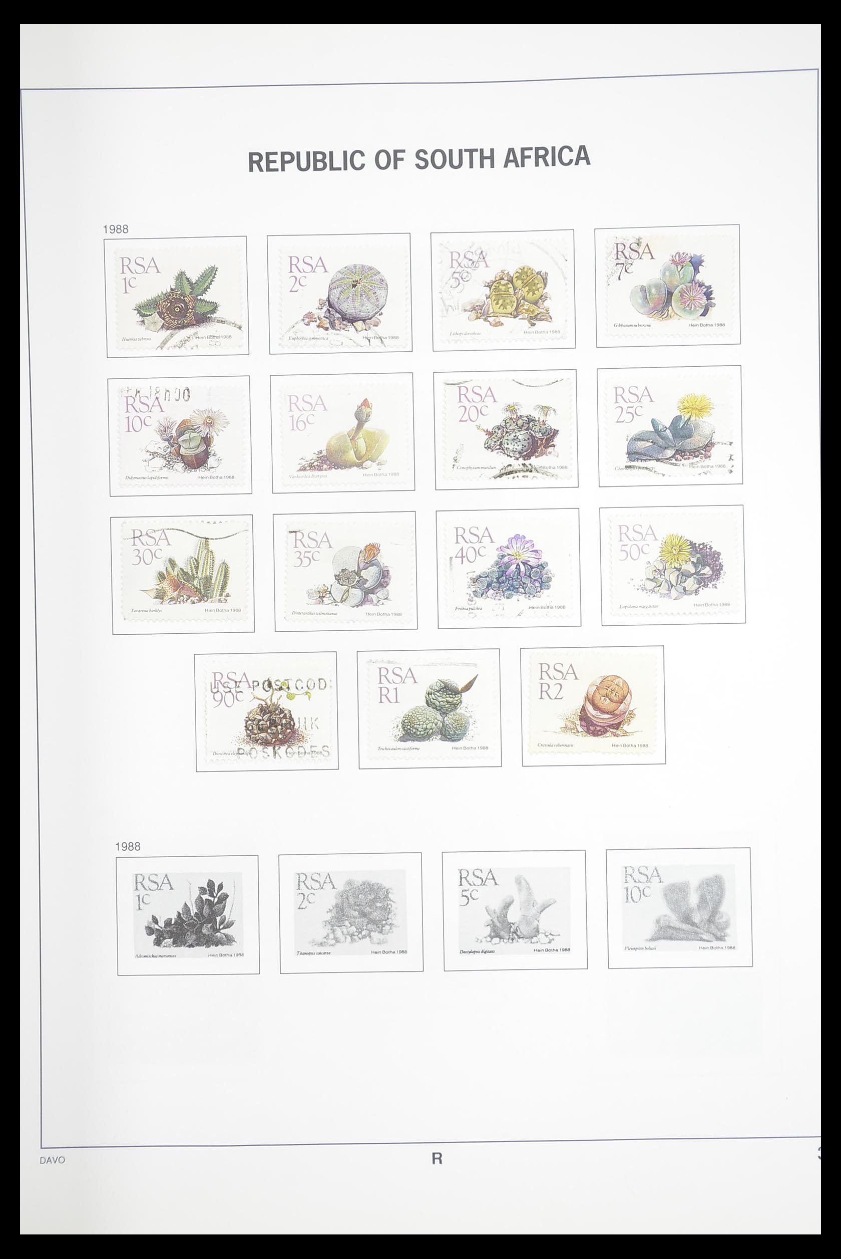 33393 056 - Postzegelverzameling 33393 Zuid Afrika en gebieden 1910-1998.