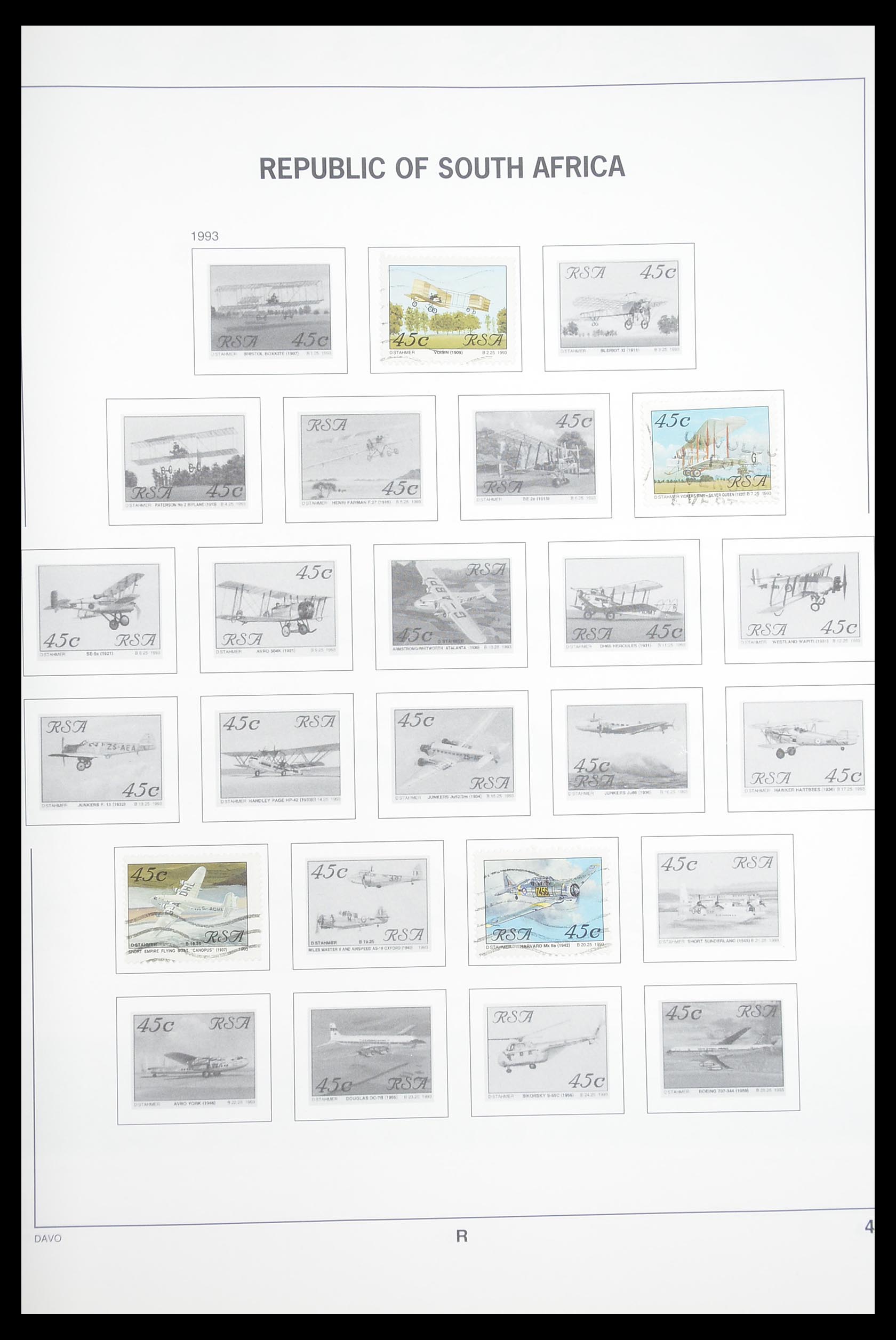 33393 066 - Postzegelverzameling 33393 Zuid Afrika en gebieden 1910-1998.