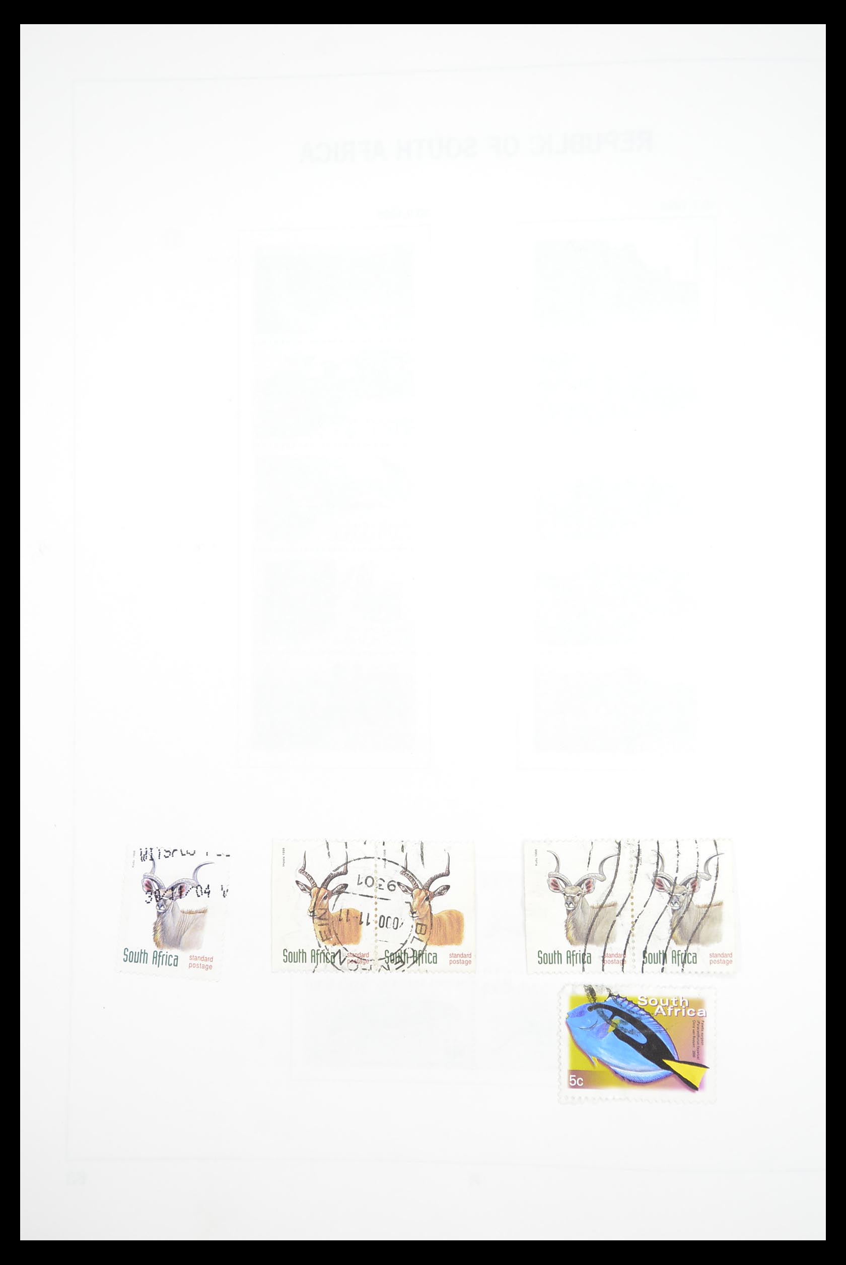 33393 081 - Postzegelverzameling 33393 Zuid Afrika en gebieden 1910-1998.