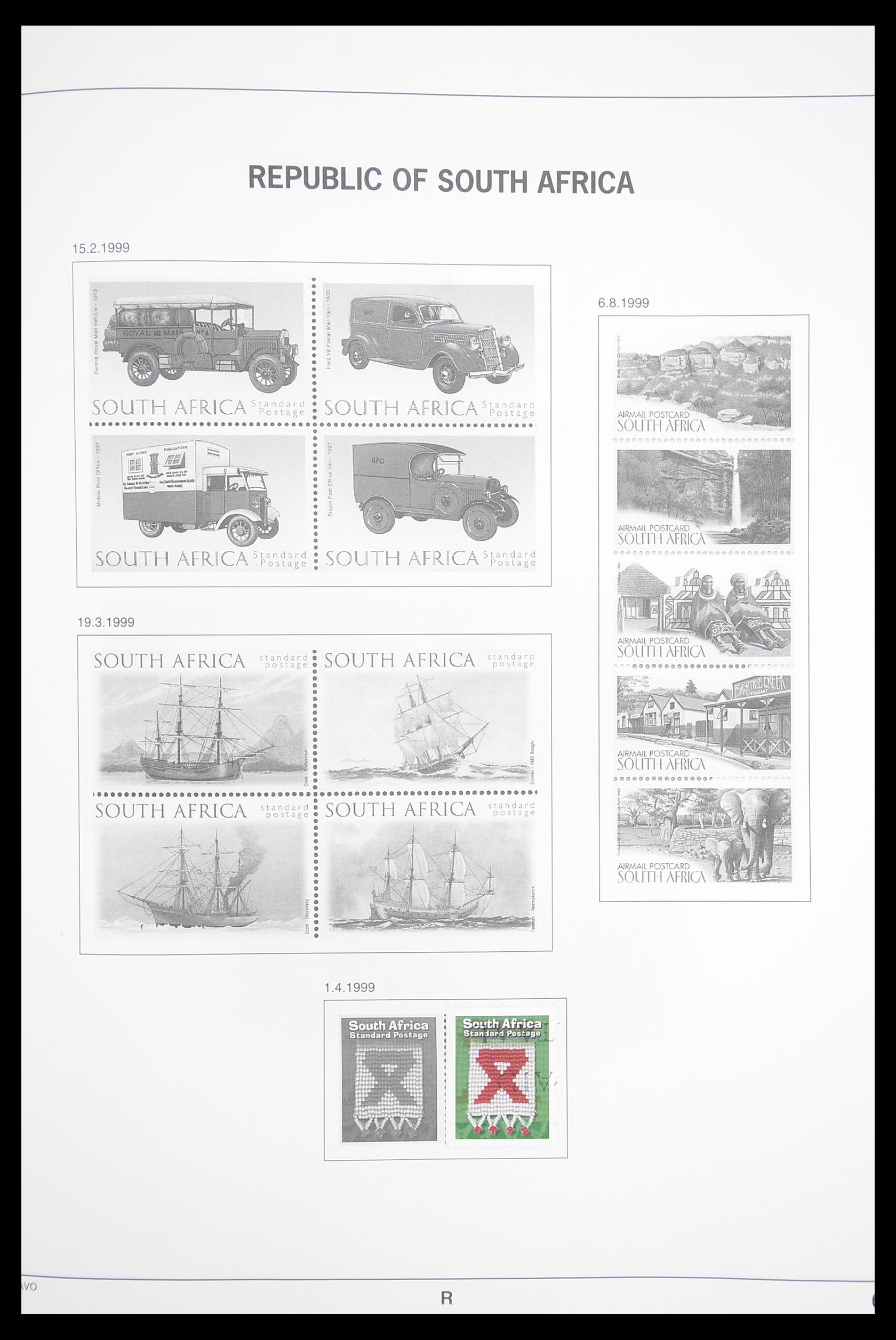 33393 083 - Stamp collection 33393 South Africa and territories 1910-1998.