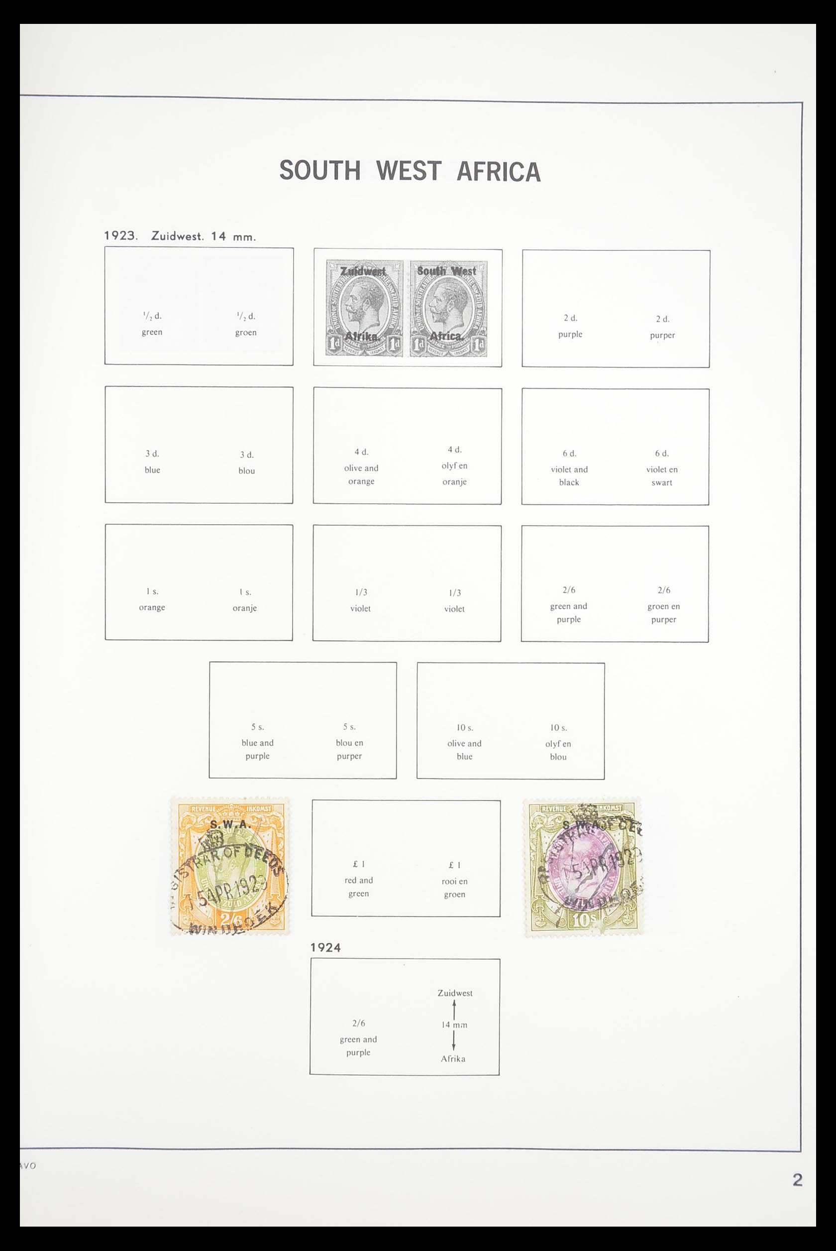 33393 088 - Postzegelverzameling 33393 Zuid Afrika en gebieden 1910-1998.