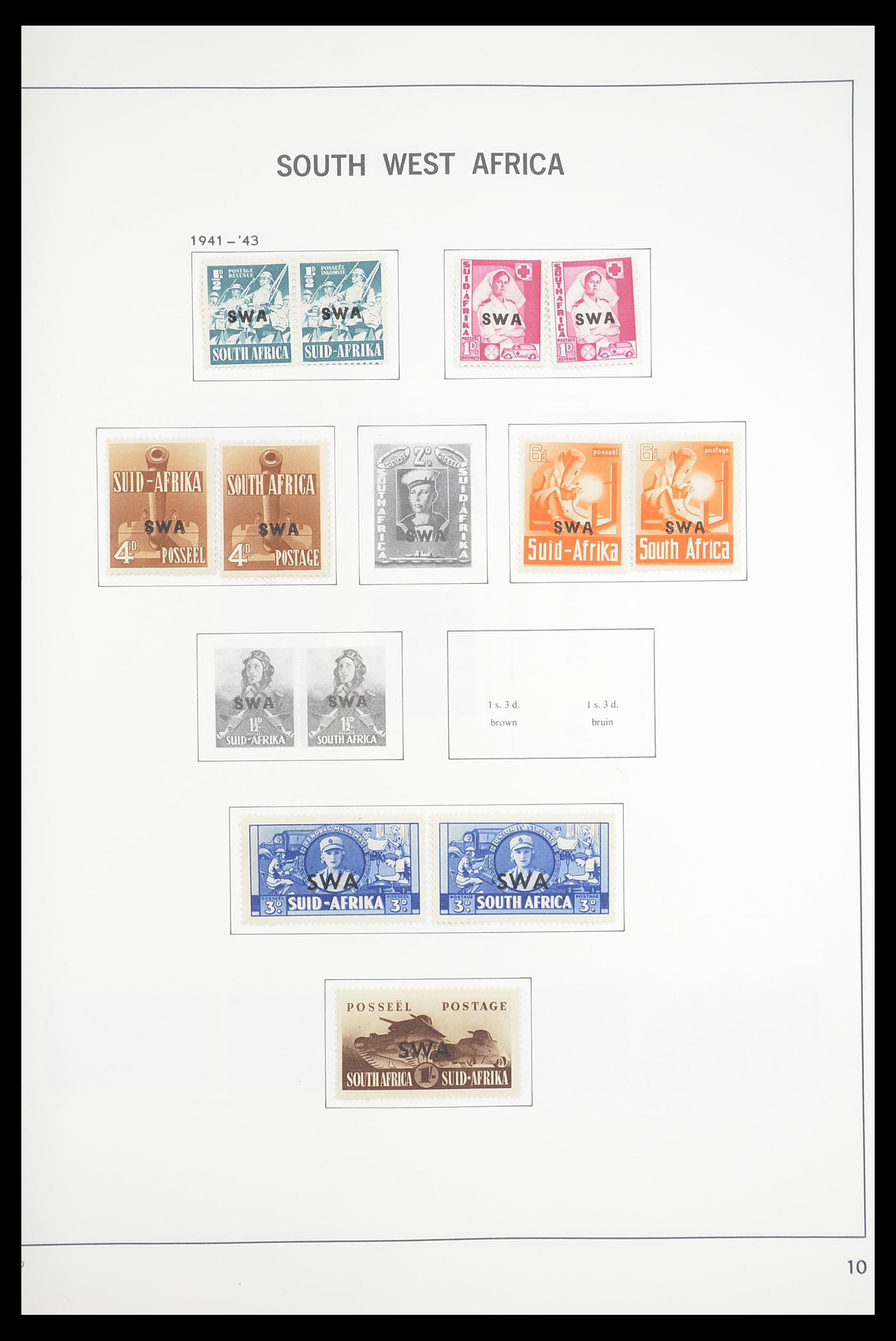 33393 094 - Postzegelverzameling 33393 Zuid Afrika en gebieden 1910-1998.