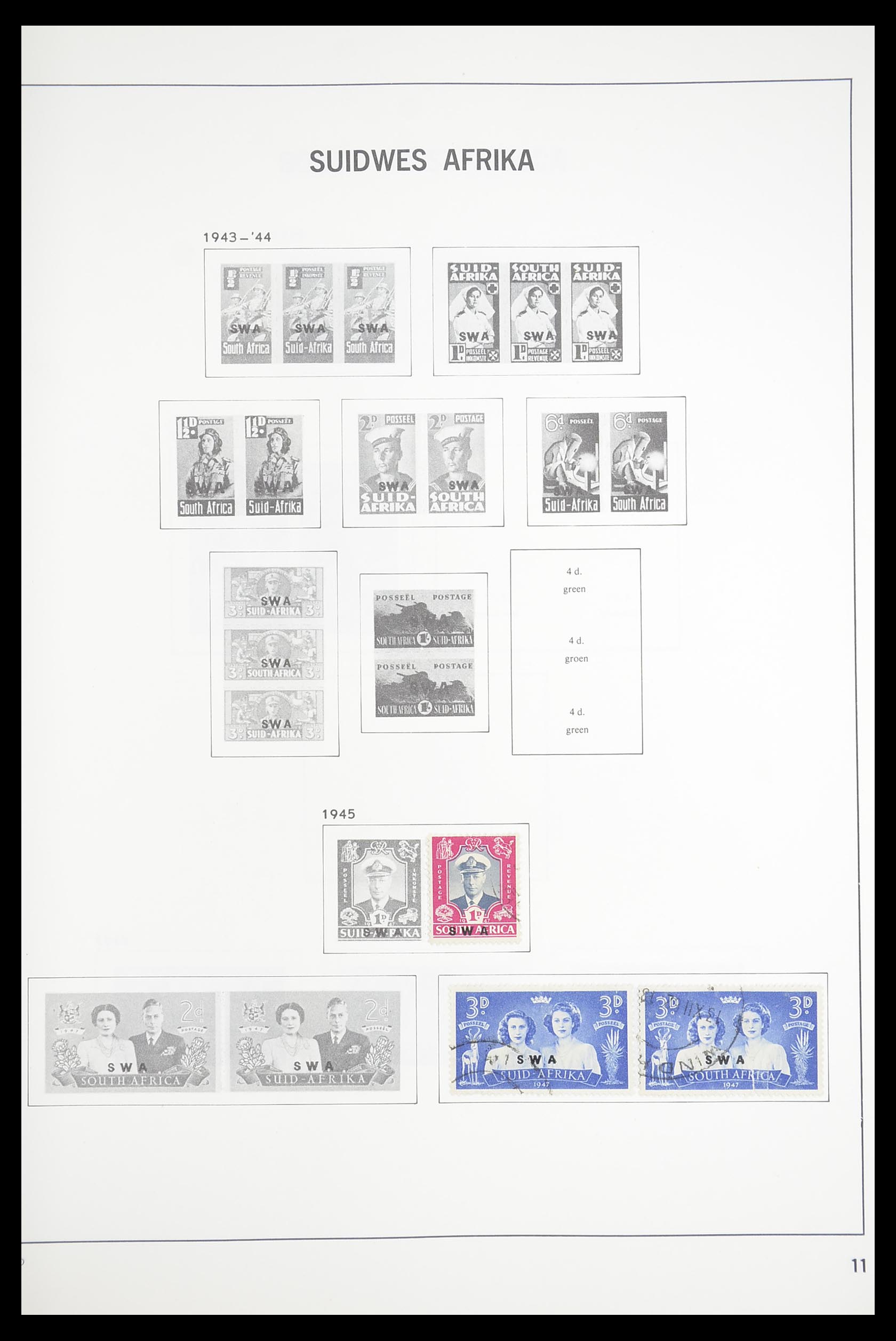33393 095 - Postzegelverzameling 33393 Zuid Afrika en gebieden 1910-1998.