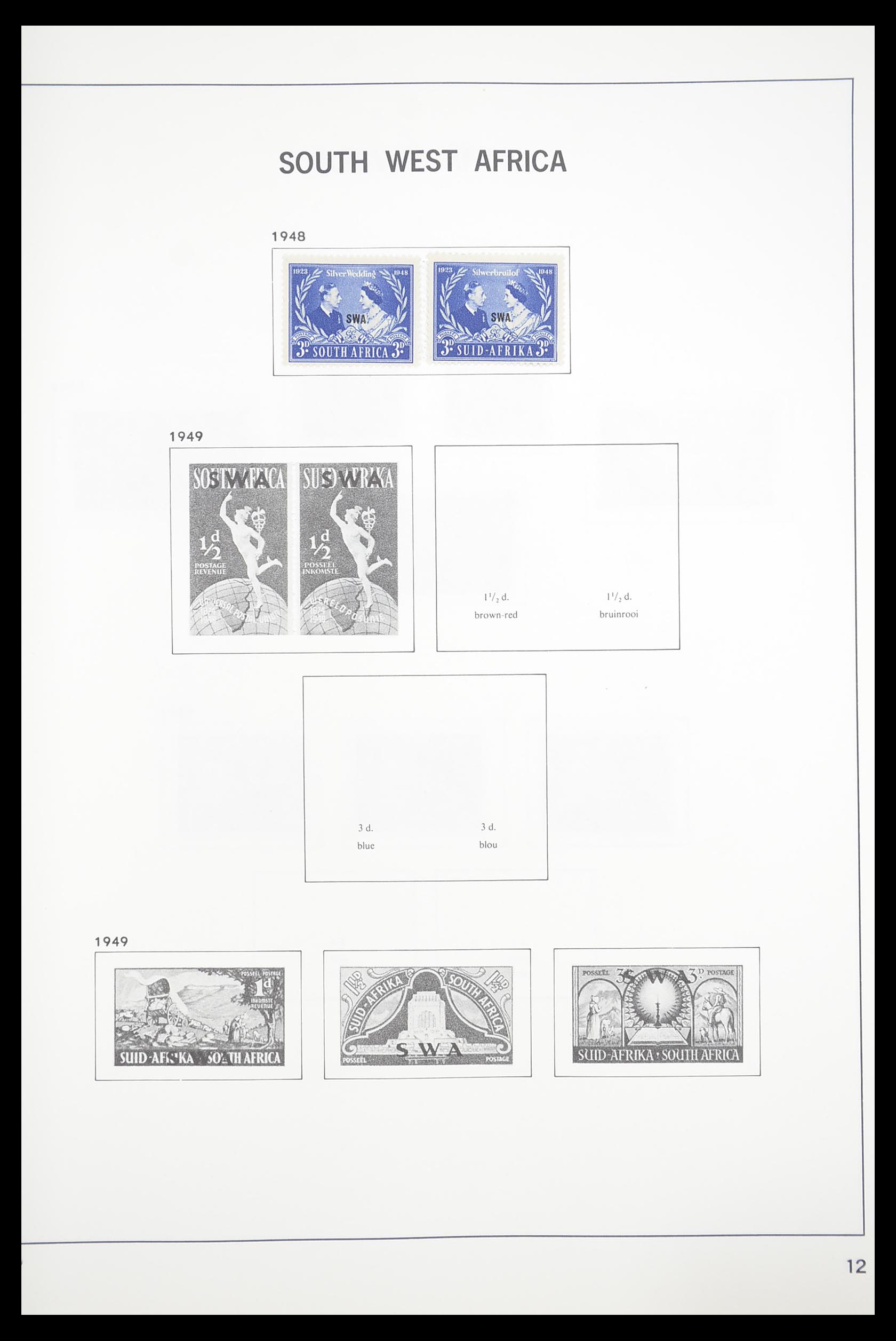 33393 096 - Postzegelverzameling 33393 Zuid Afrika en gebieden 1910-1998.