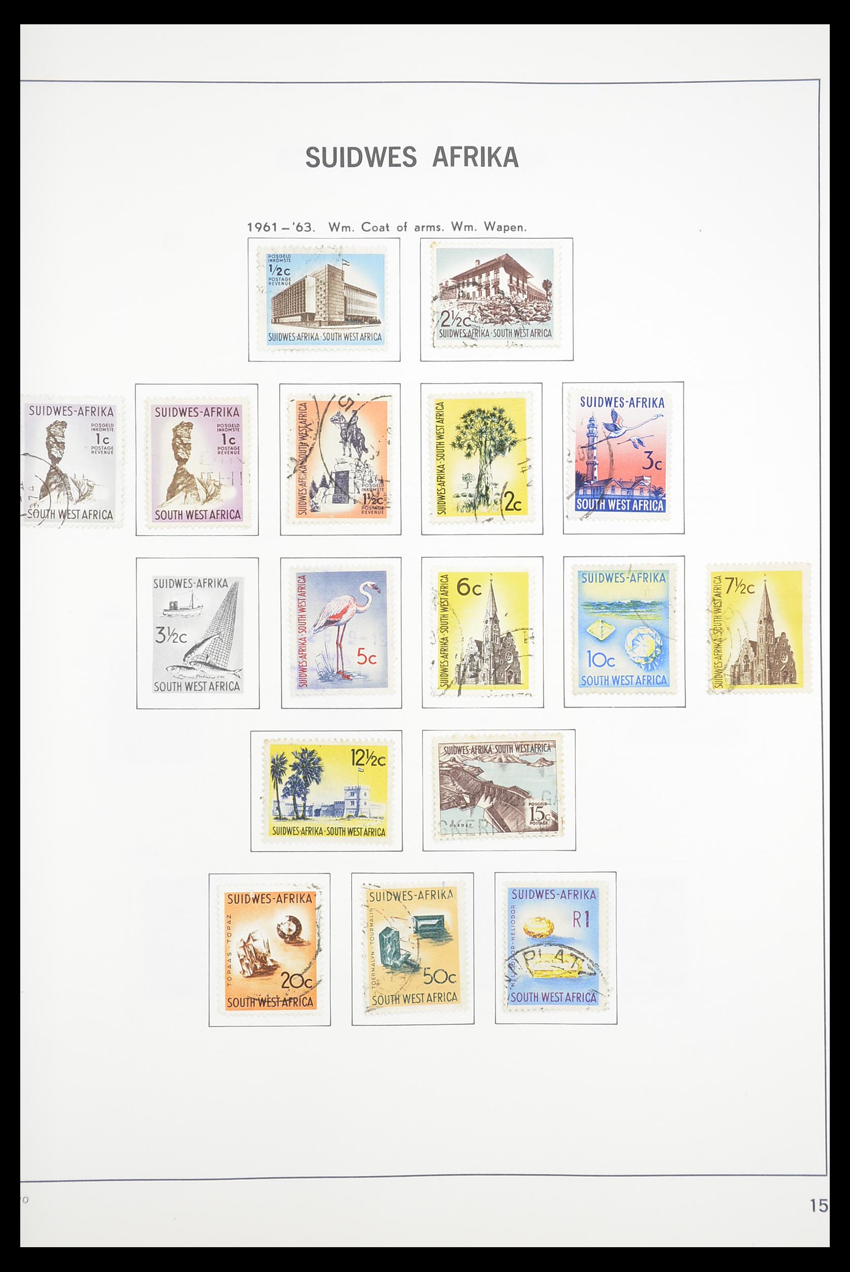 33393 099 - Postzegelverzameling 33393 Zuid Afrika en gebieden 1910-1998.