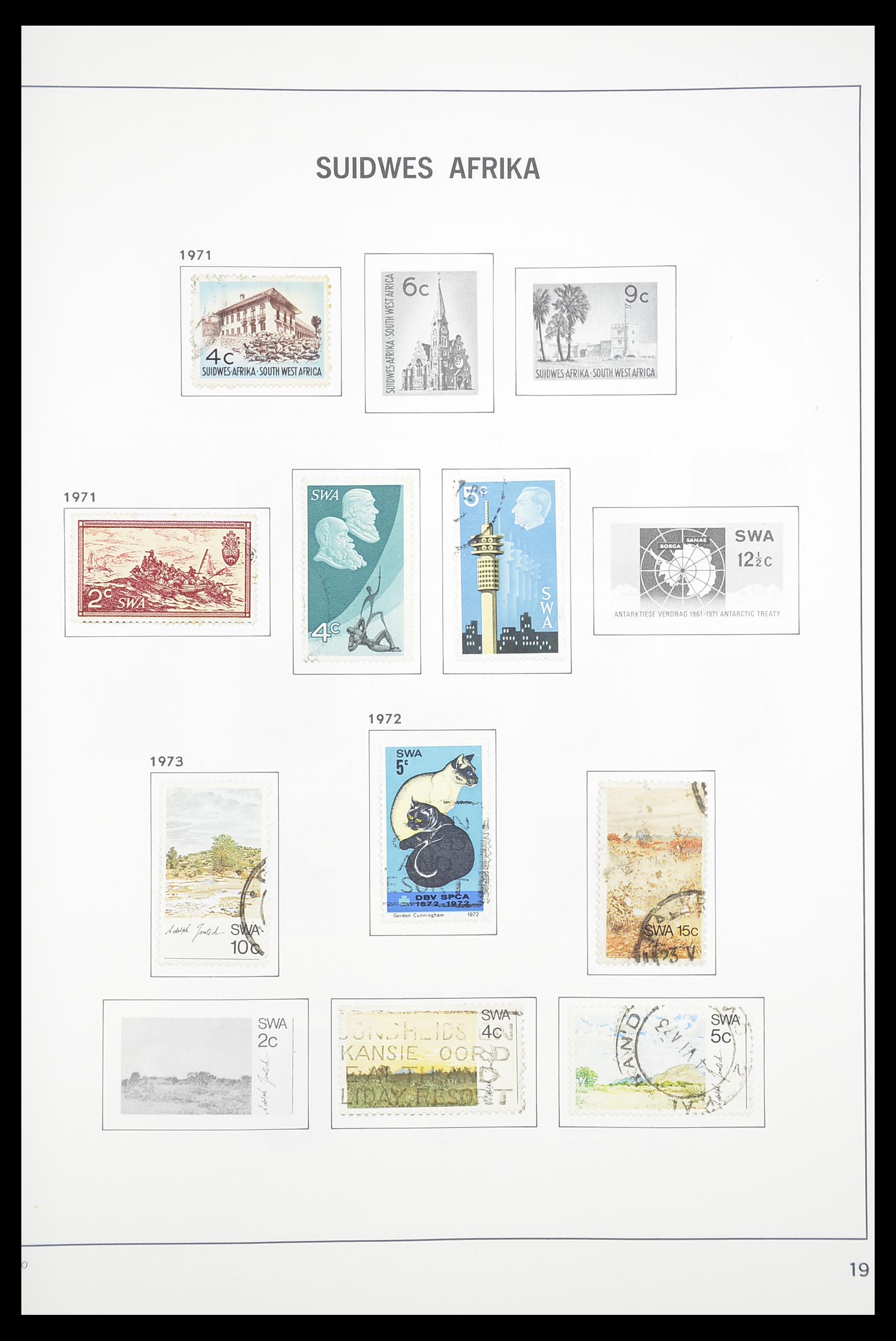 33393 103 - Postzegelverzameling 33393 Zuid Afrika en gebieden 1910-1998.
