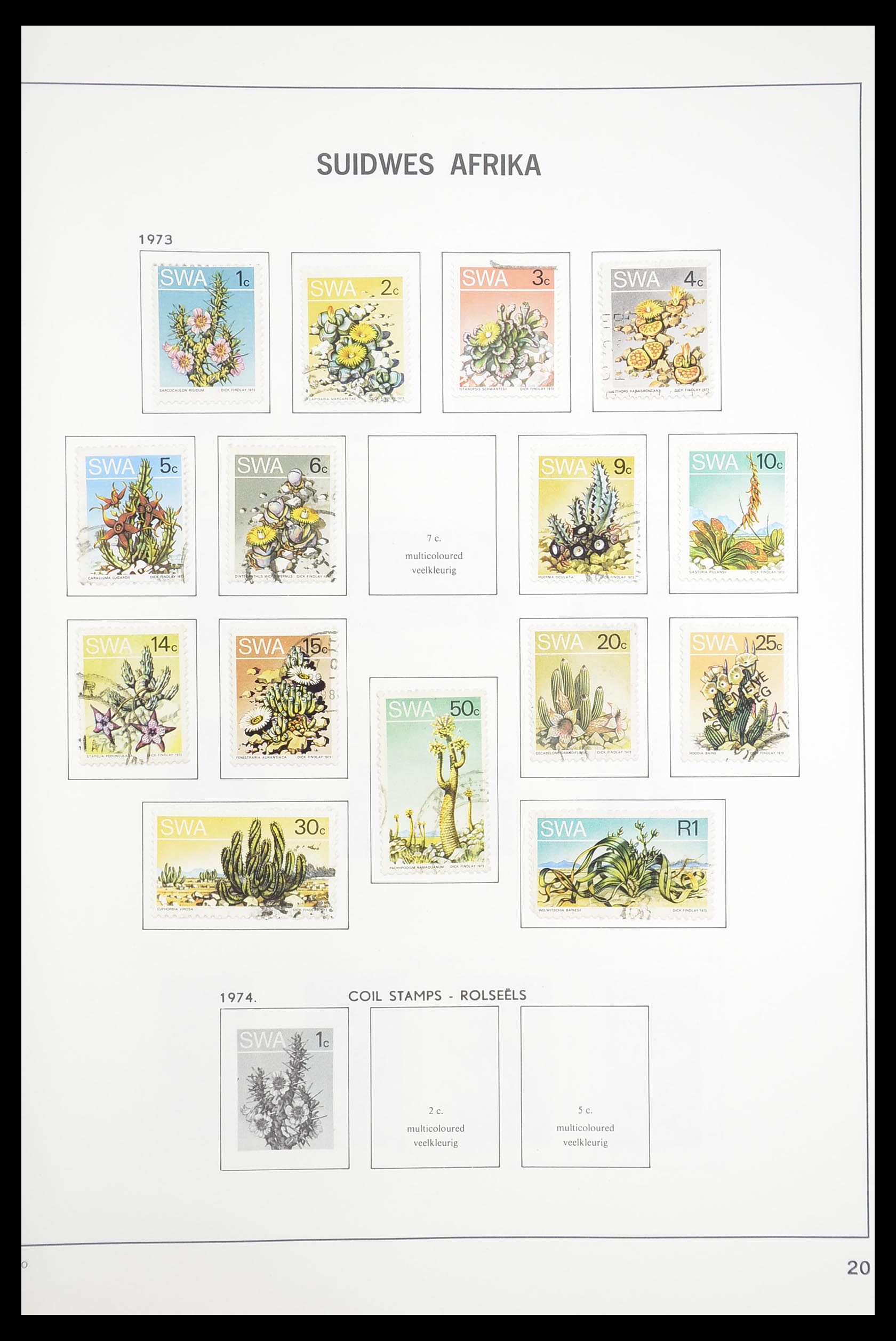 33393 104 - Postzegelverzameling 33393 Zuid Afrika en gebieden 1910-1998.