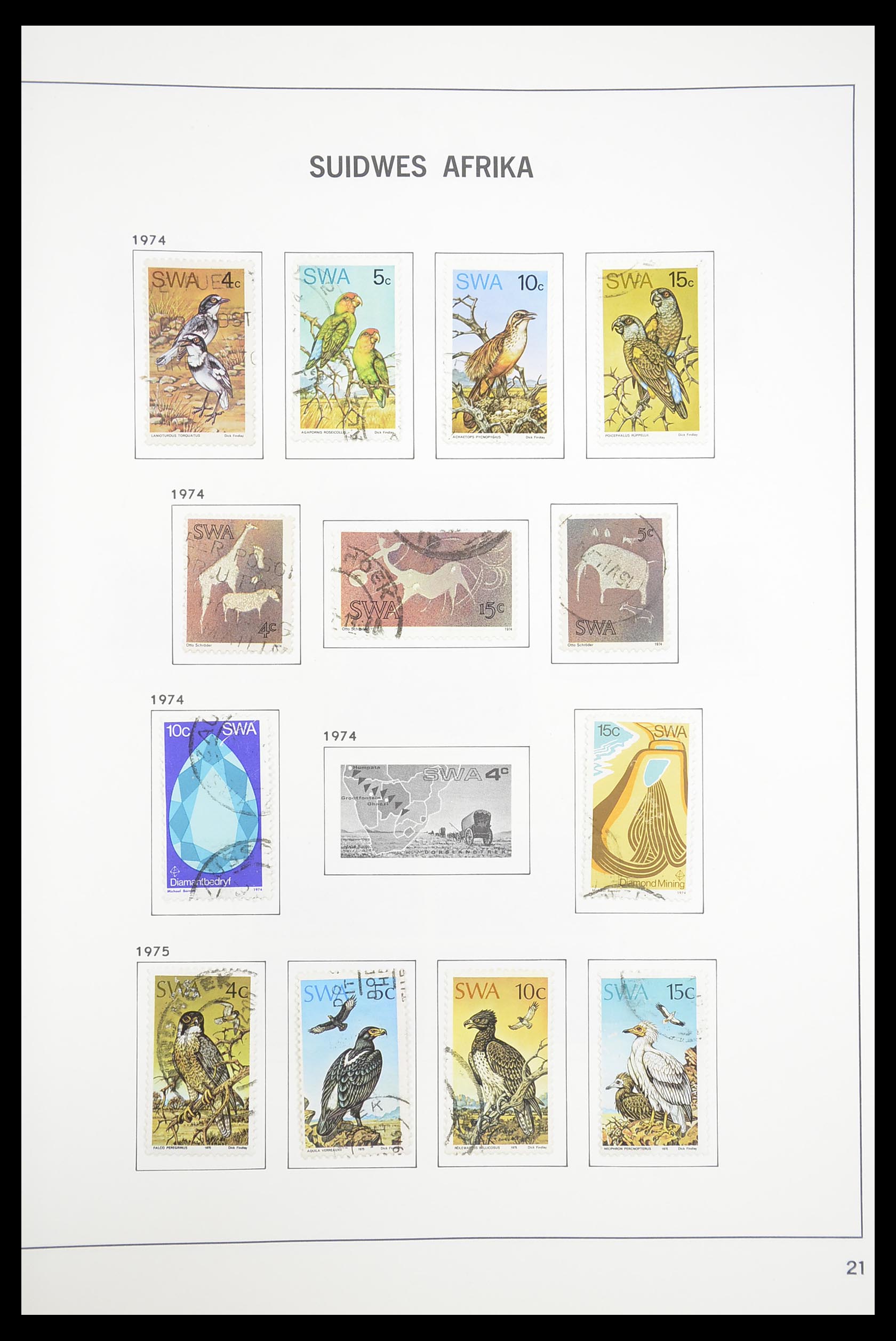 33393 105 - Postzegelverzameling 33393 Zuid Afrika en gebieden 1910-1998.