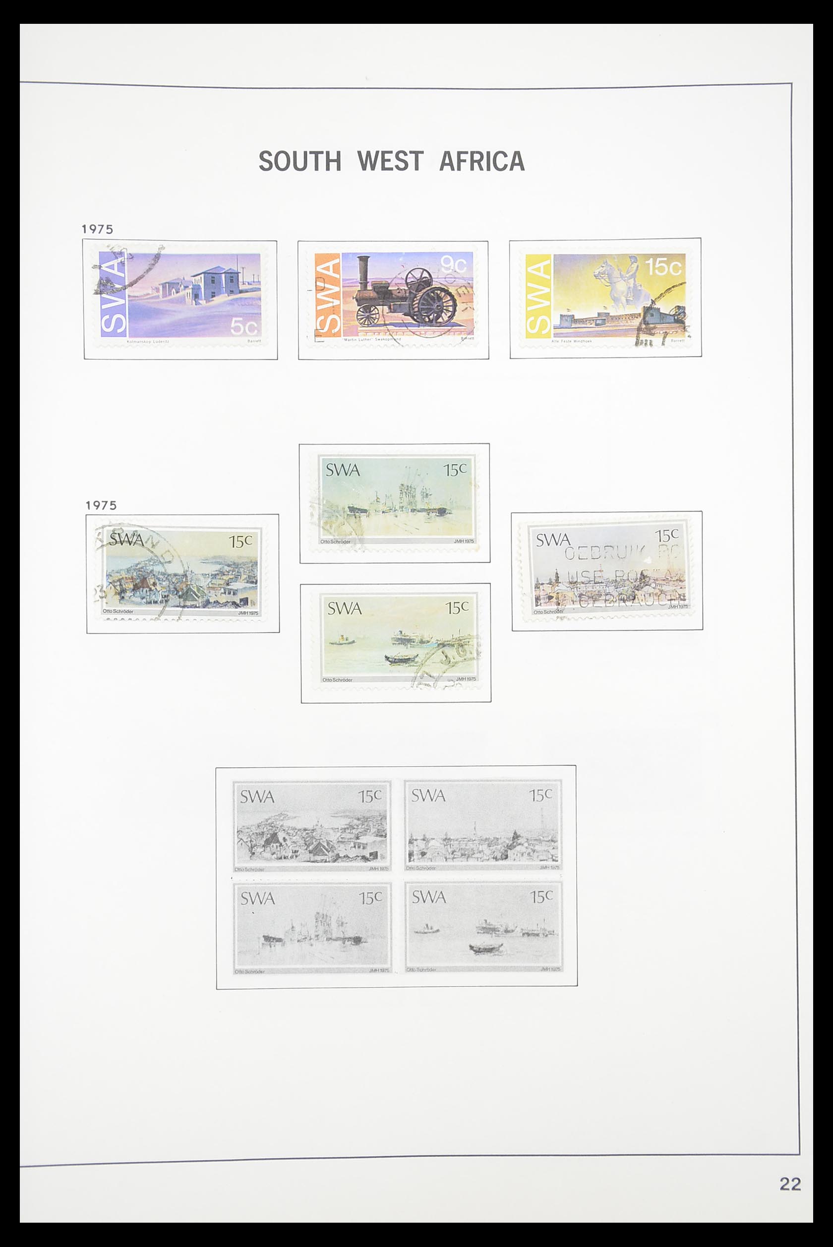 33393 106 - Postzegelverzameling 33393 Zuid Afrika en gebieden 1910-1998.