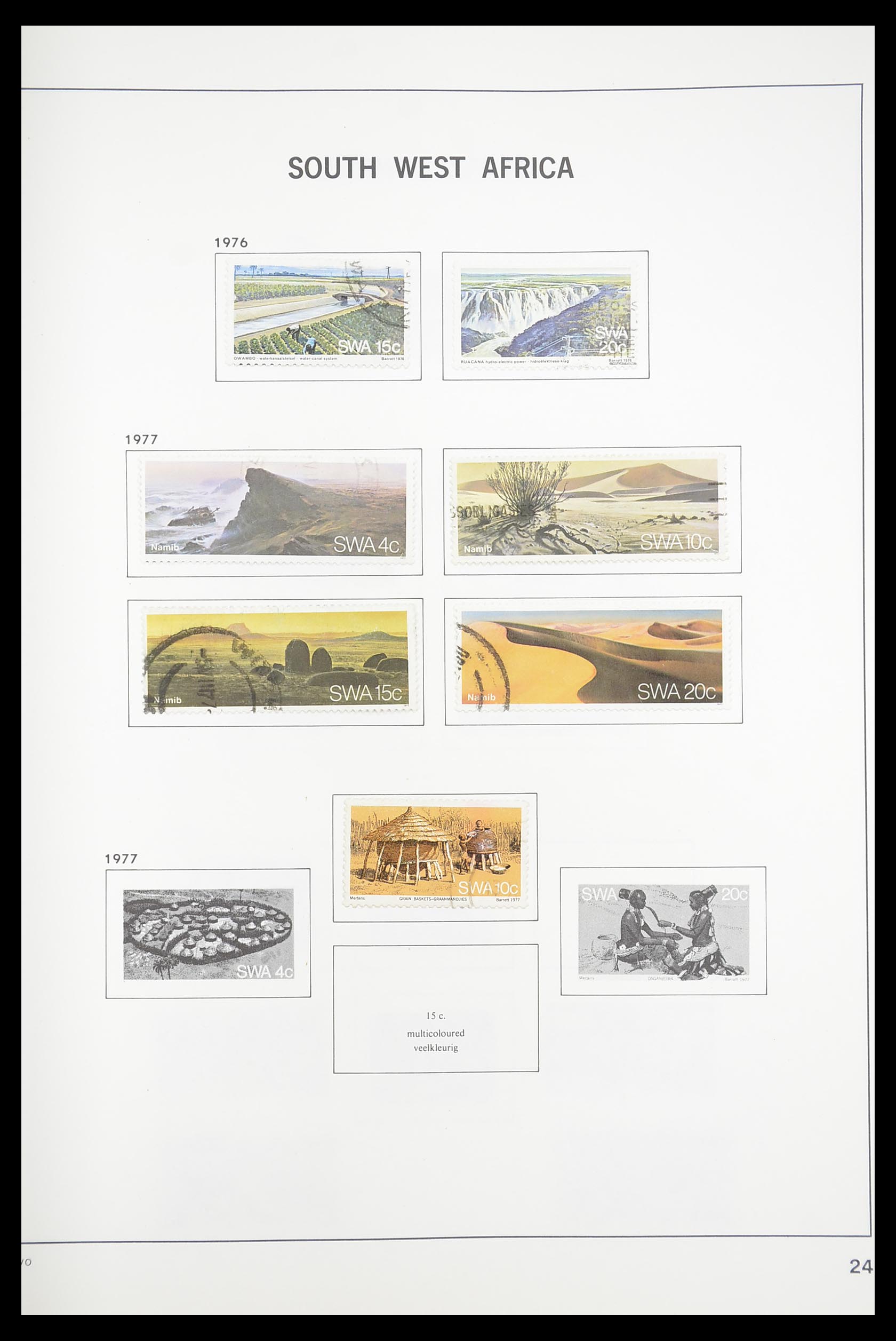 33393 108 - Postzegelverzameling 33393 Zuid Afrika en gebieden 1910-1998.
