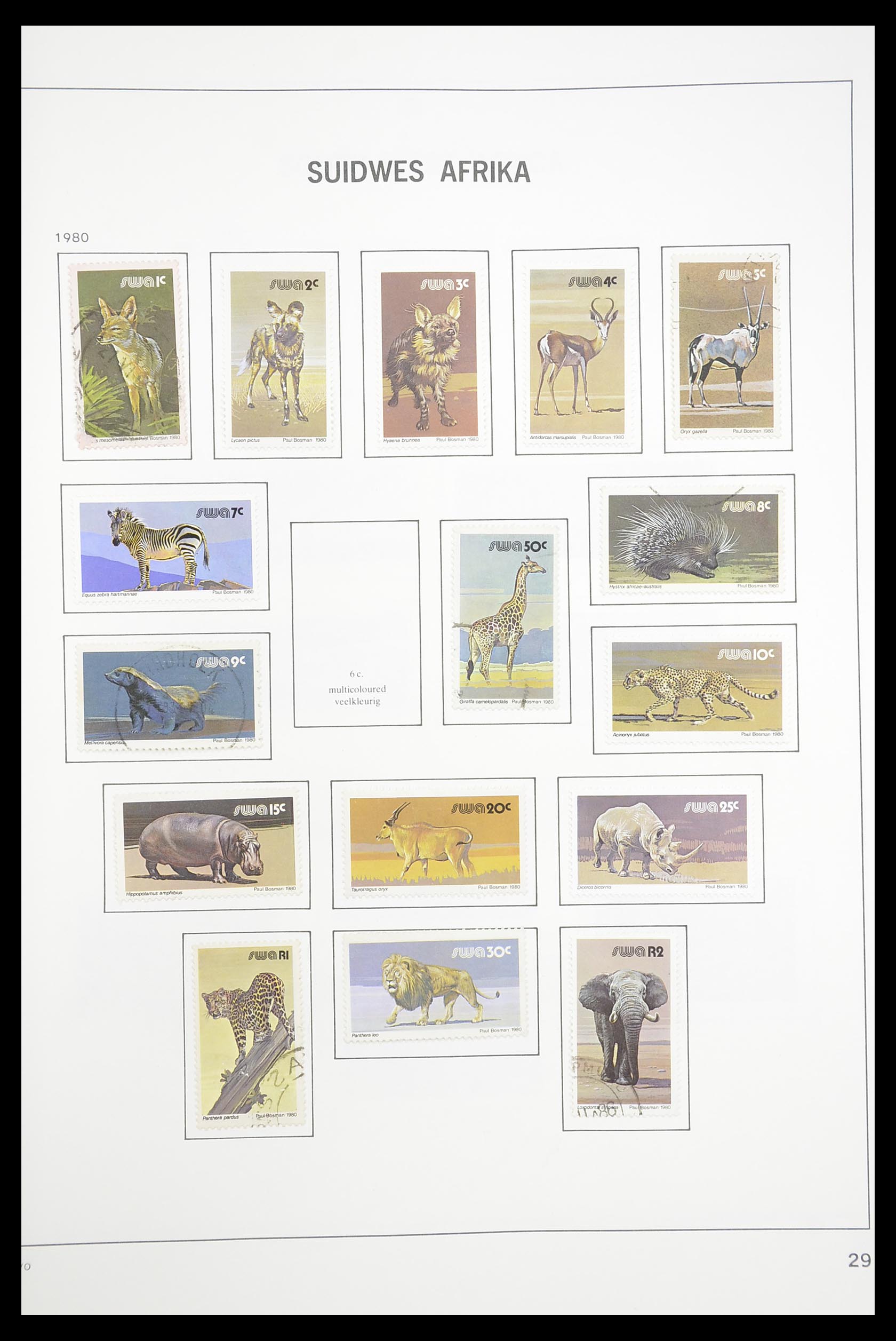 33393 113 - Postzegelverzameling 33393 Zuid Afrika en gebieden 1910-1998.