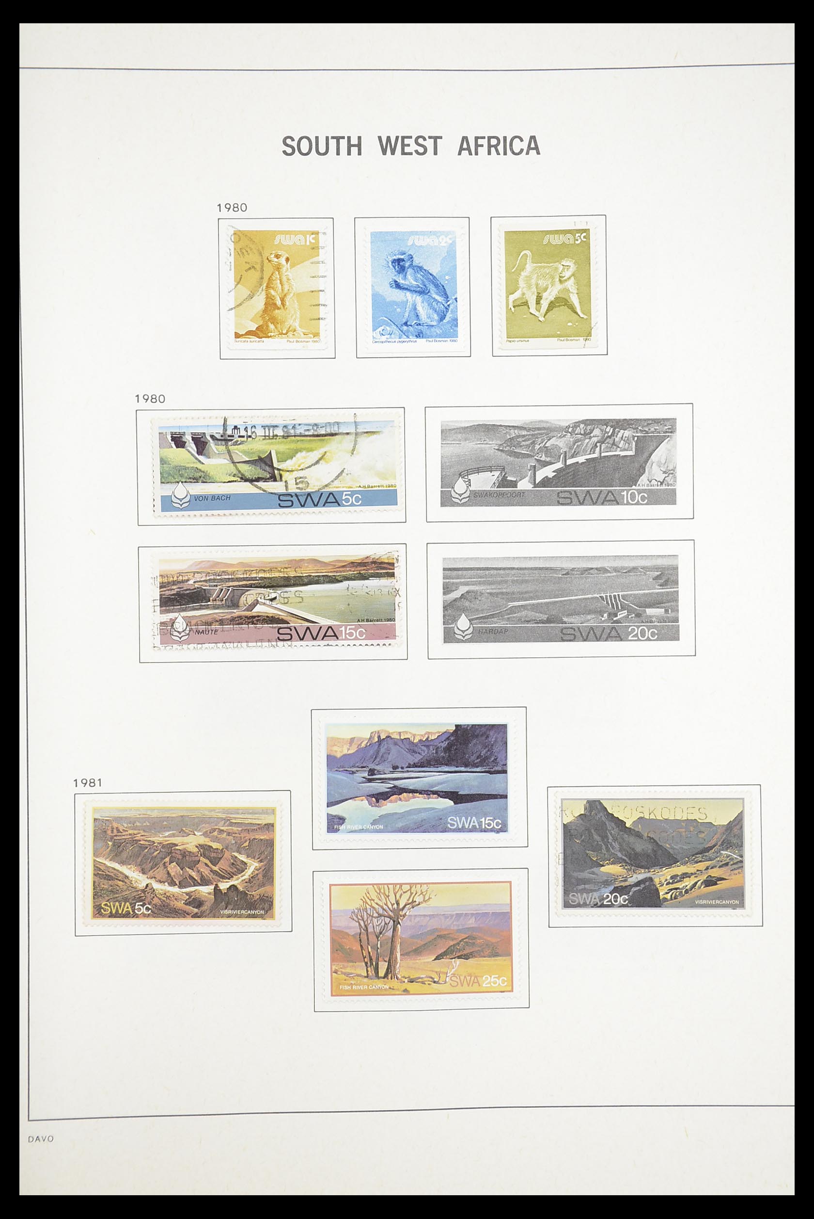 33393 114 - Postzegelverzameling 33393 Zuid Afrika en gebieden 1910-1998.