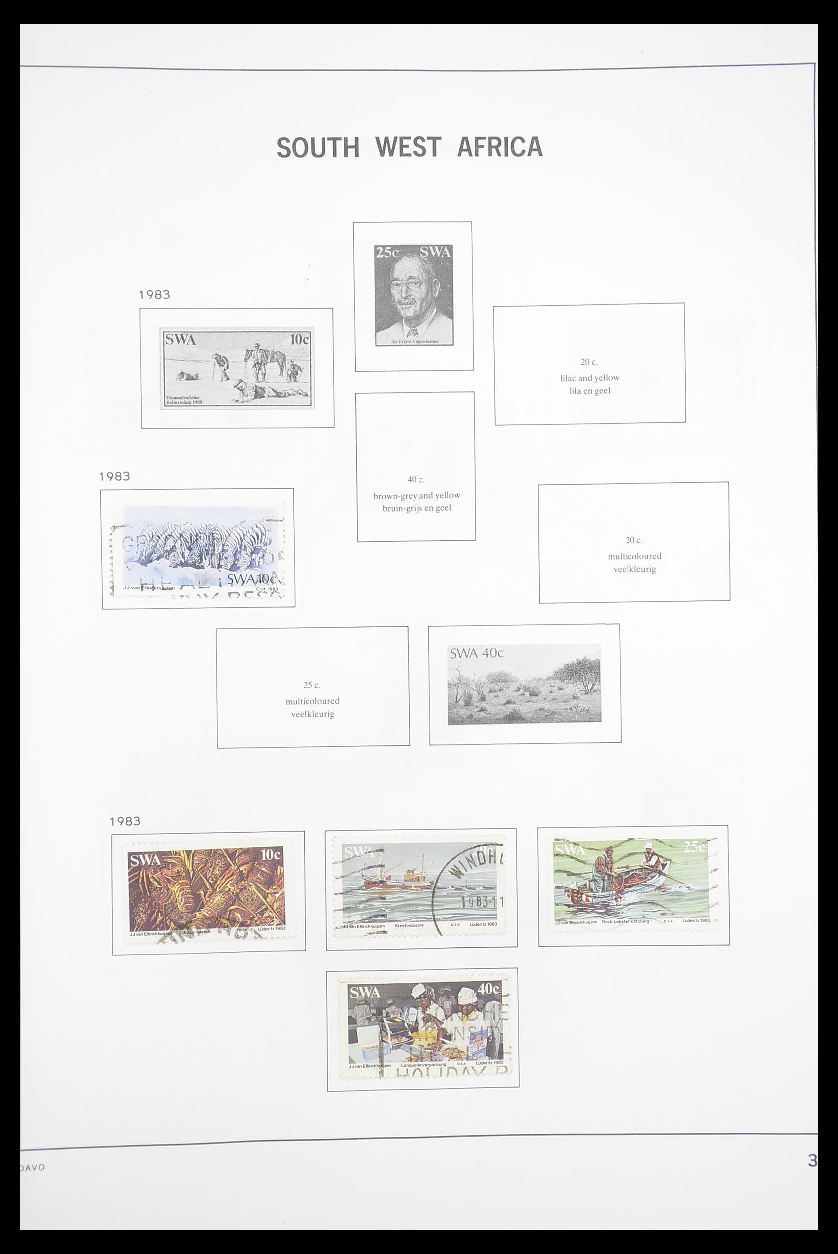 33393 118 - Postzegelverzameling 33393 Zuid Afrika en gebieden 1910-1998.