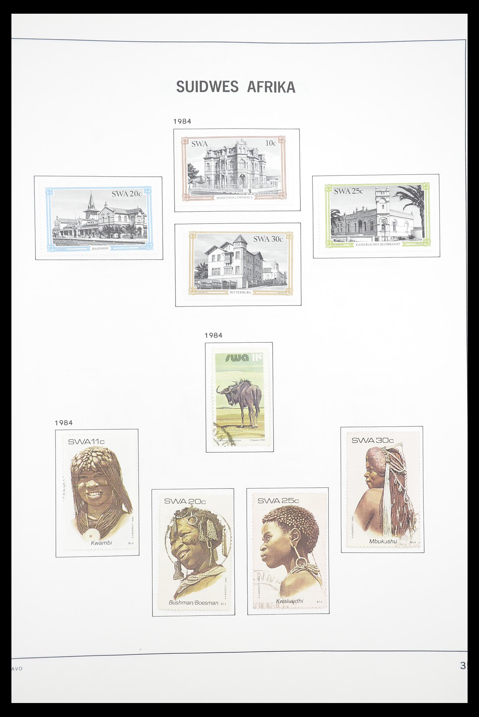 33393 119 - Postzegelverzameling 33393 Zuid Afrika en gebieden 1910-1998.
