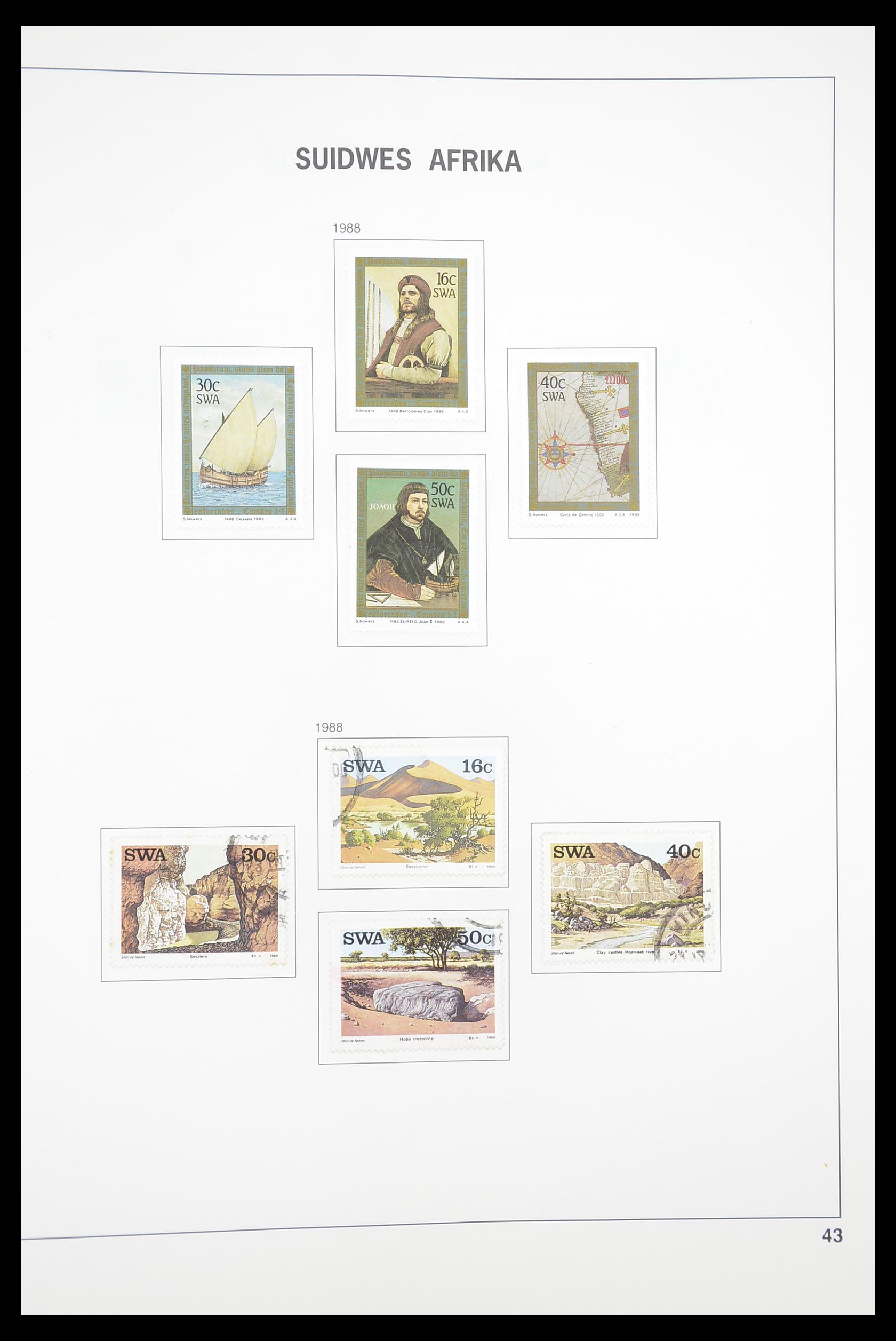 33393 127 - Postzegelverzameling 33393 Zuid Afrika en gebieden 1910-1998.