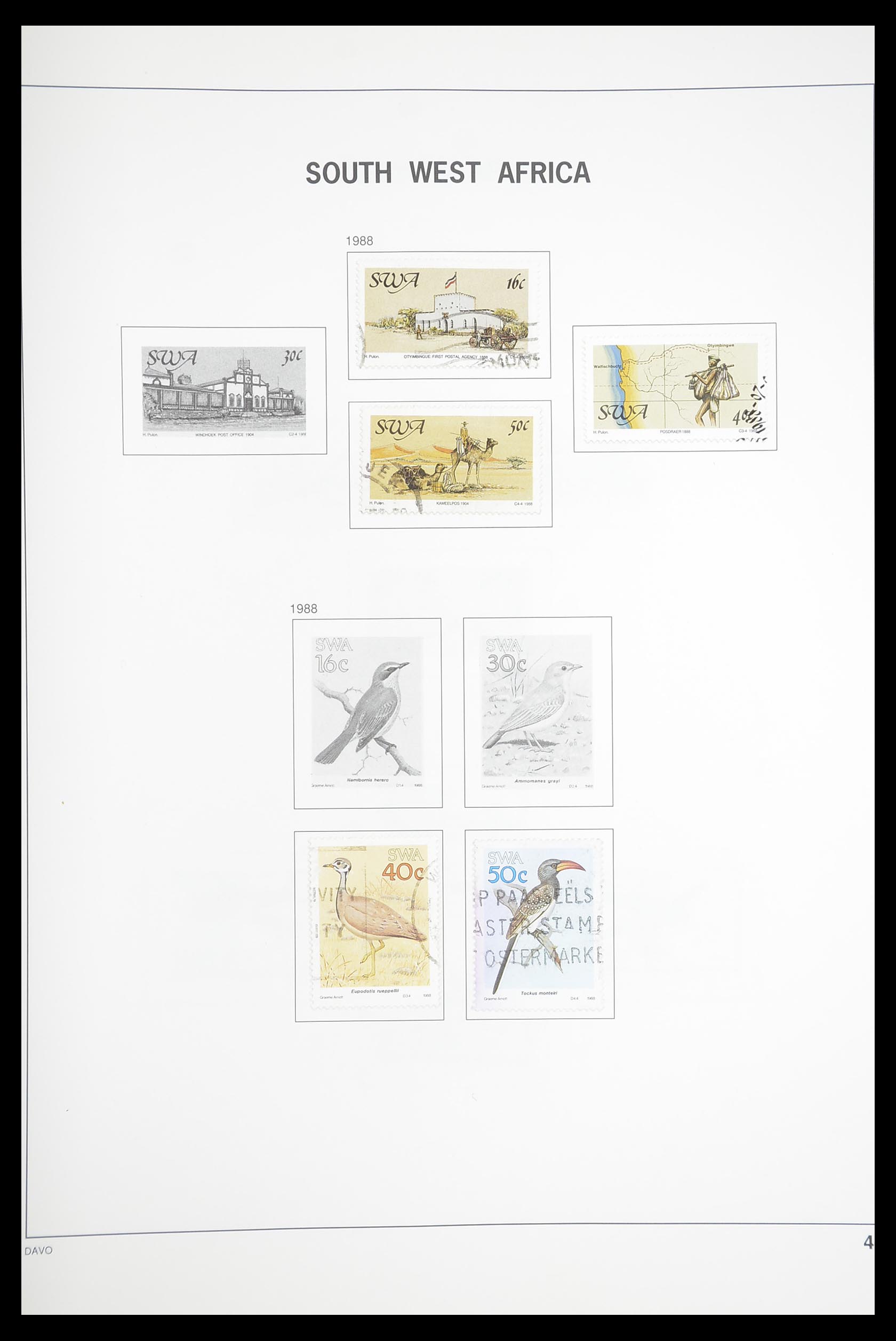 33393 128 - Postzegelverzameling 33393 Zuid Afrika en gebieden 1910-1998.