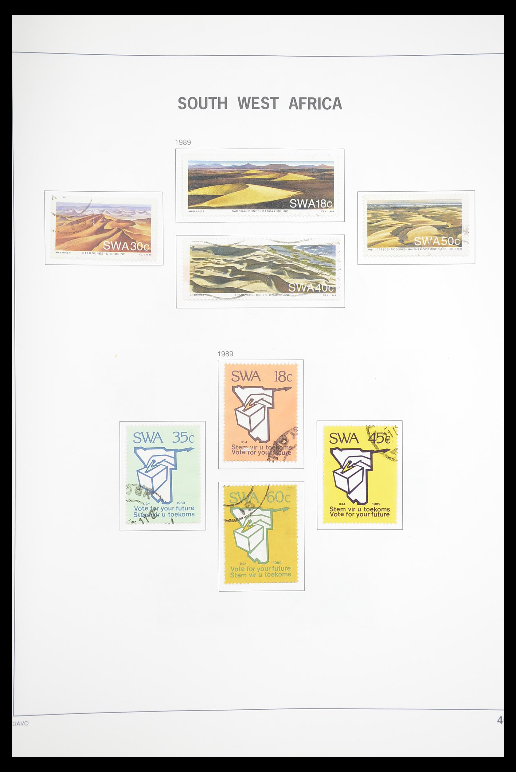 33393 130 - Postzegelverzameling 33393 Zuid Afrika en gebieden 1910-1998.