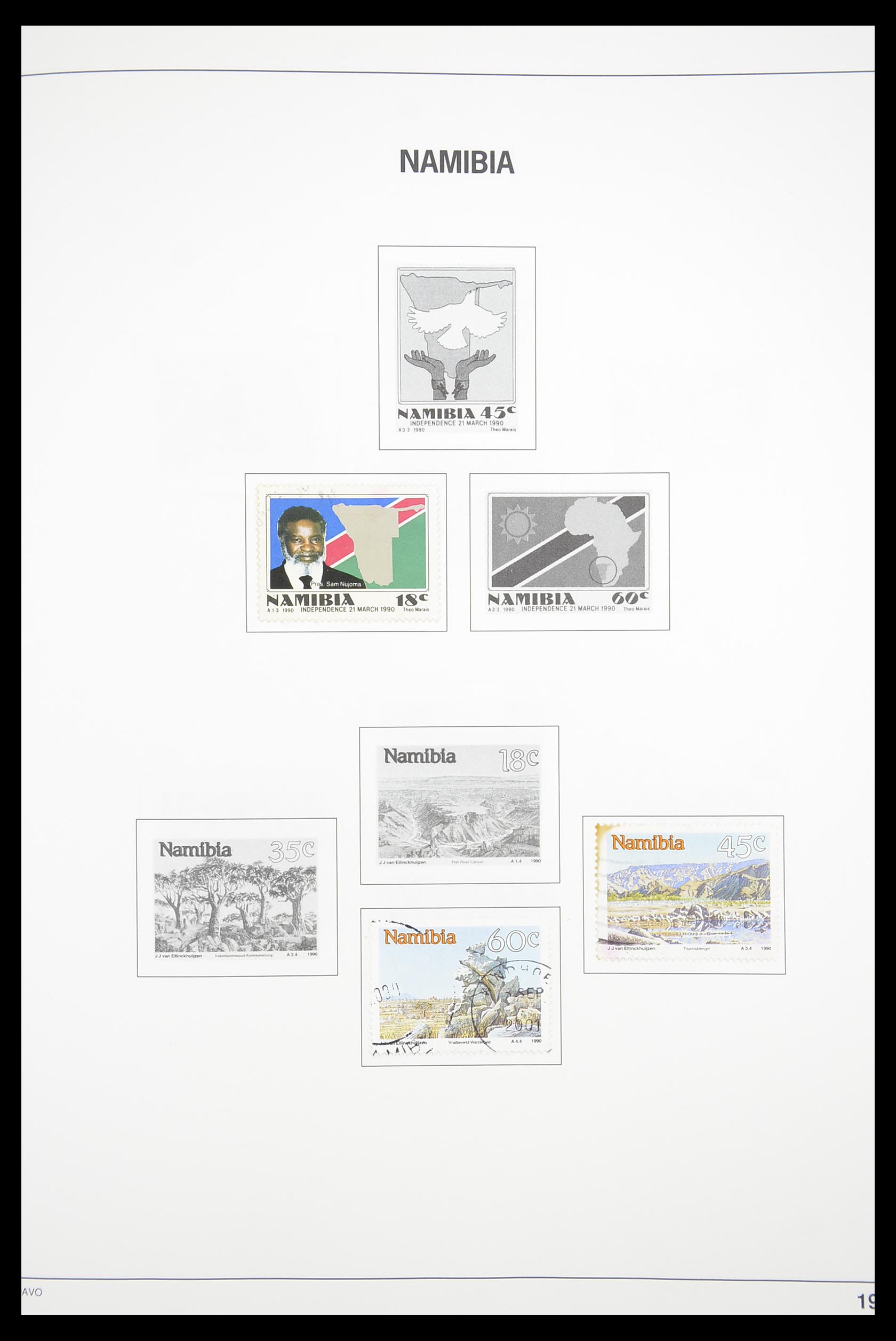 33393 135 - Stamp collection 33393 South Africa and territories 1910-1998.